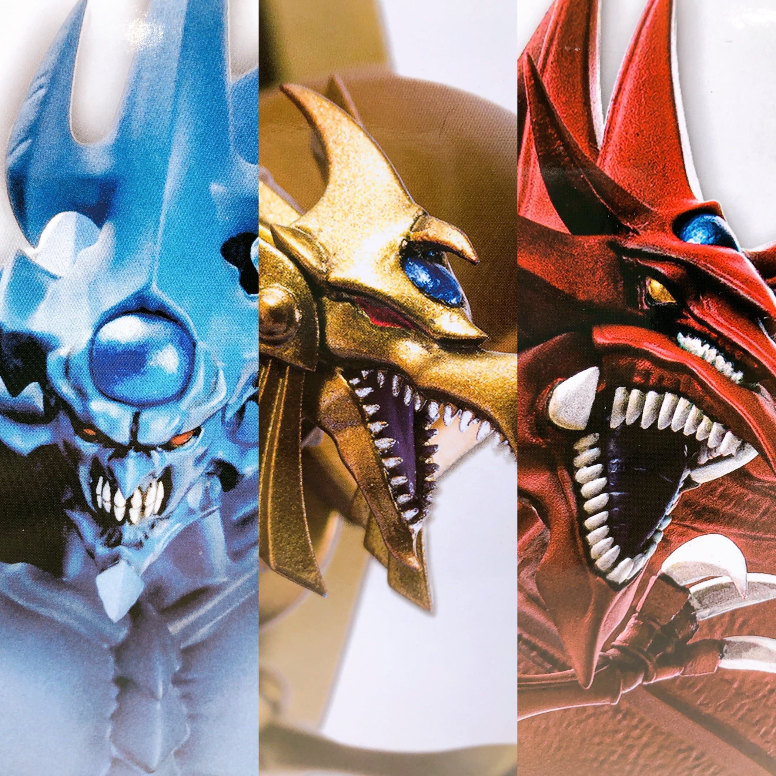 Yu-Gi-Oh Series Monsters Legion Figure Osiris & Obelisk & Ra Egyptian God SET of 3