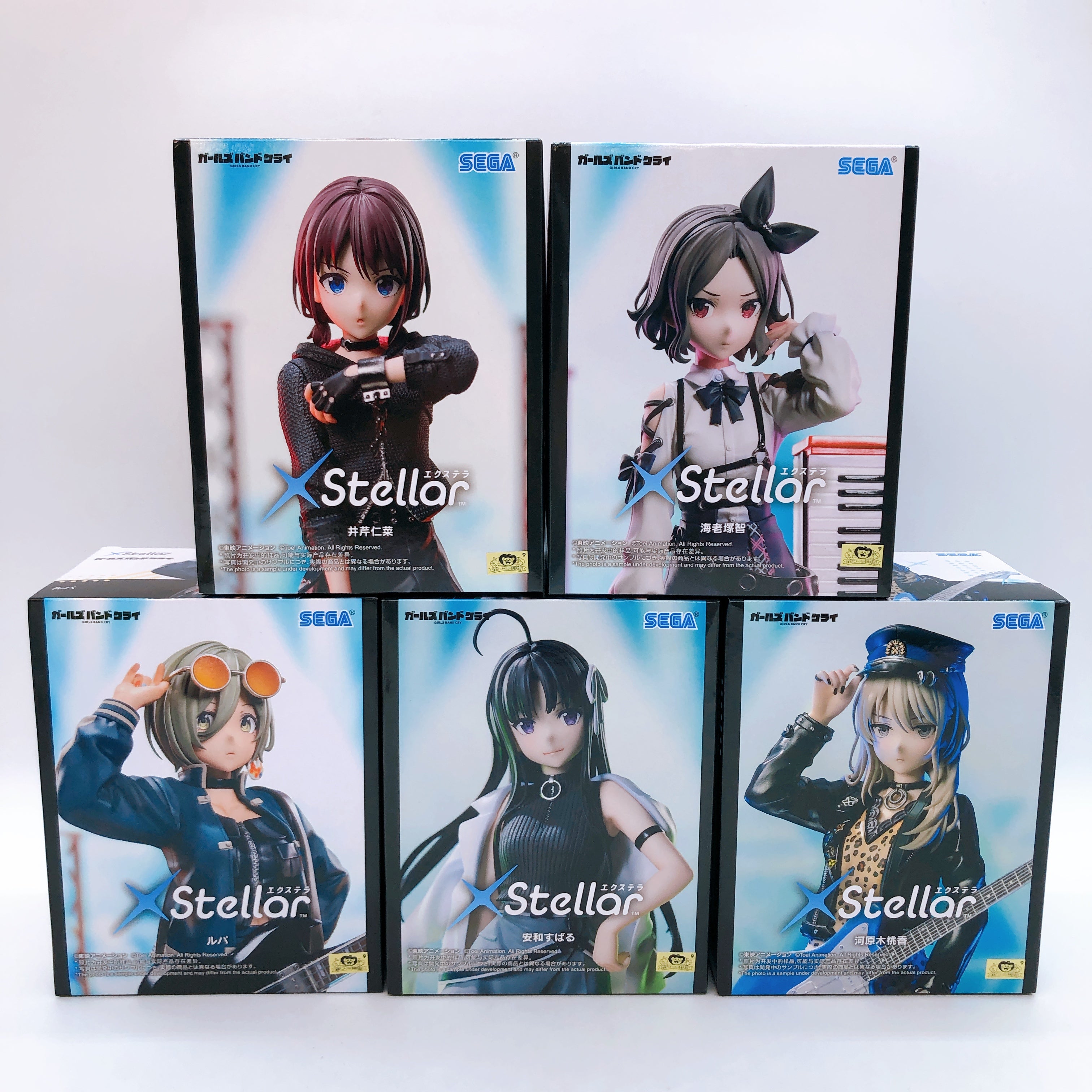 Girls Band Cry Xstellar Nina Subaru Tomo Momoka Rupa SET of 5 Togenashi Togeari