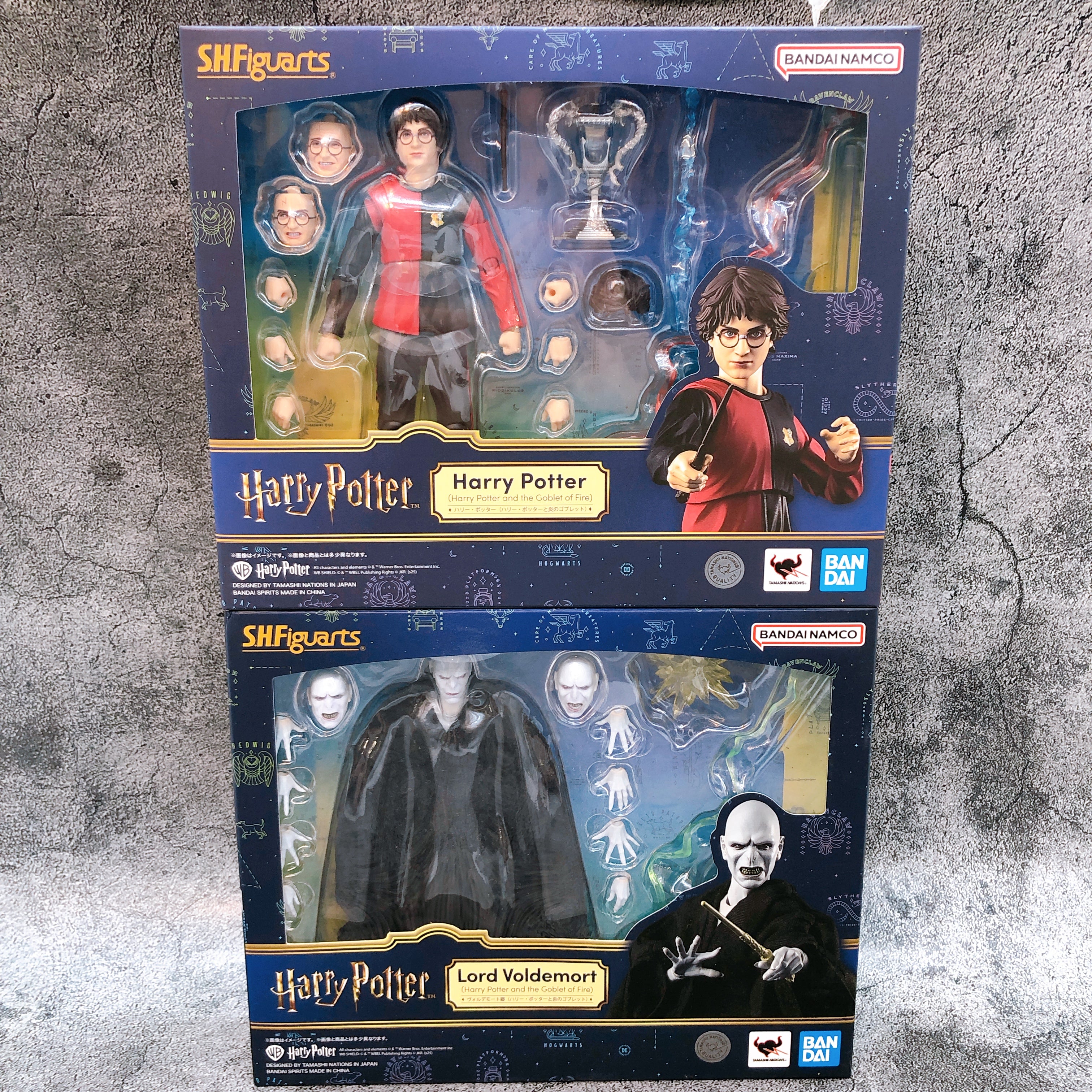 S.H.Figuarts Lord Voldemort & Harry Potter The Goblet of Fire Figure SET NEW