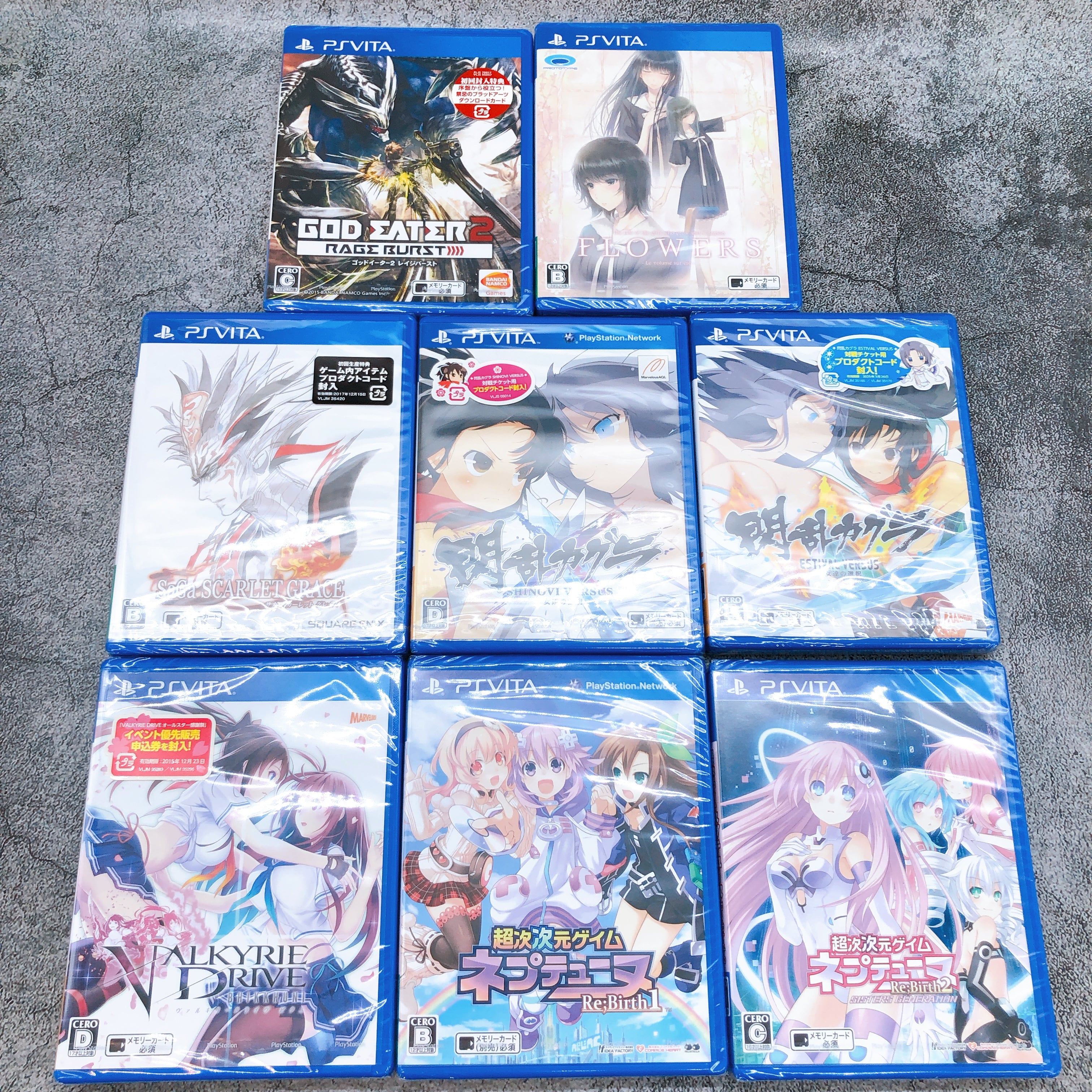 8 Titles of PS Vita games Set Sony Playstation Vita PSV Game Sealed New