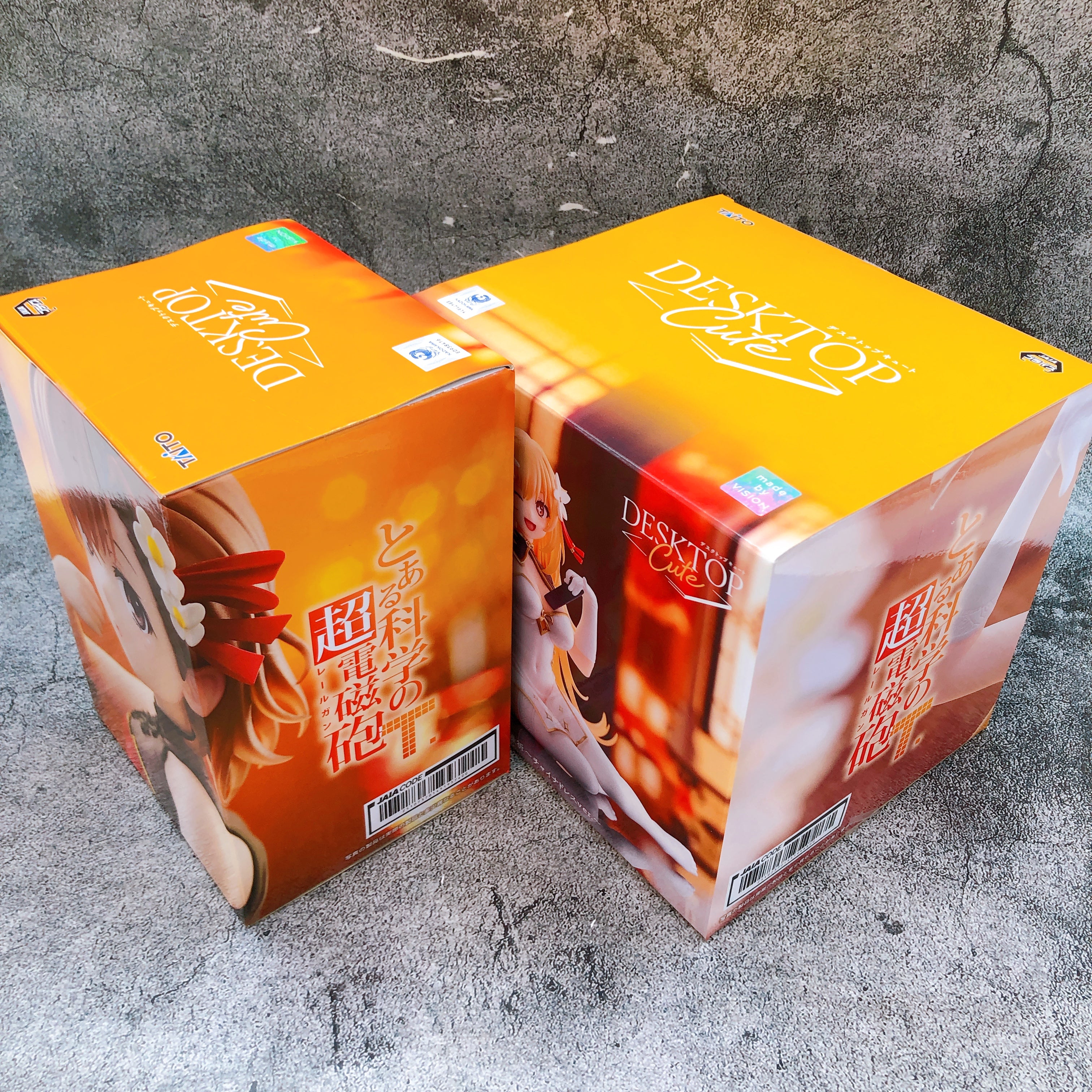 A Certain Scientific Railgun Mikoto & Misaki China Dress Desktop Cute Figure Set