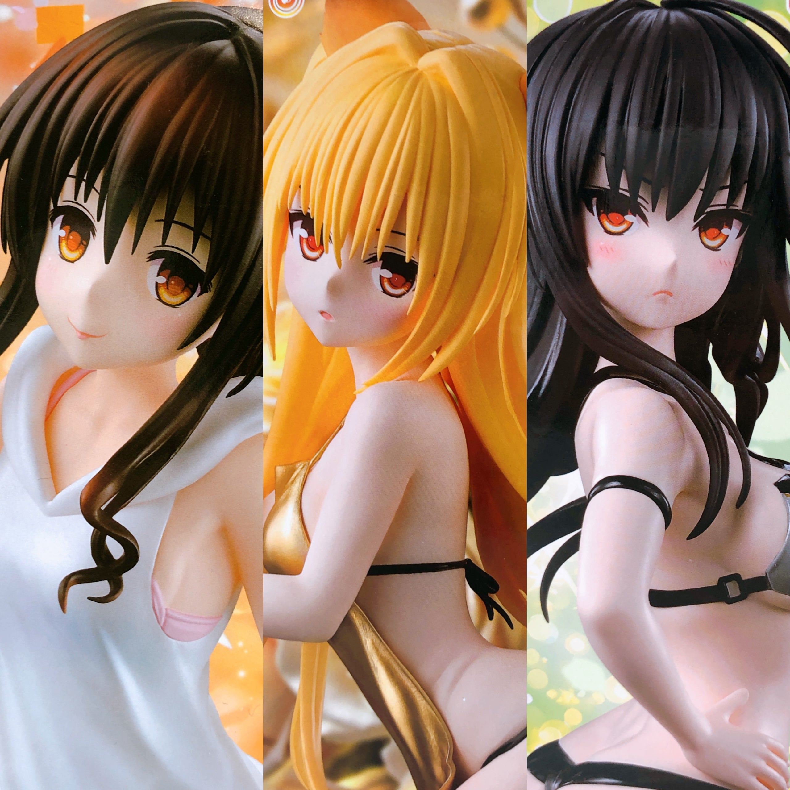 To Love Ru Darkness Glitter & Glamours Set of 9 Prize PVC Figure Banpresto NEW