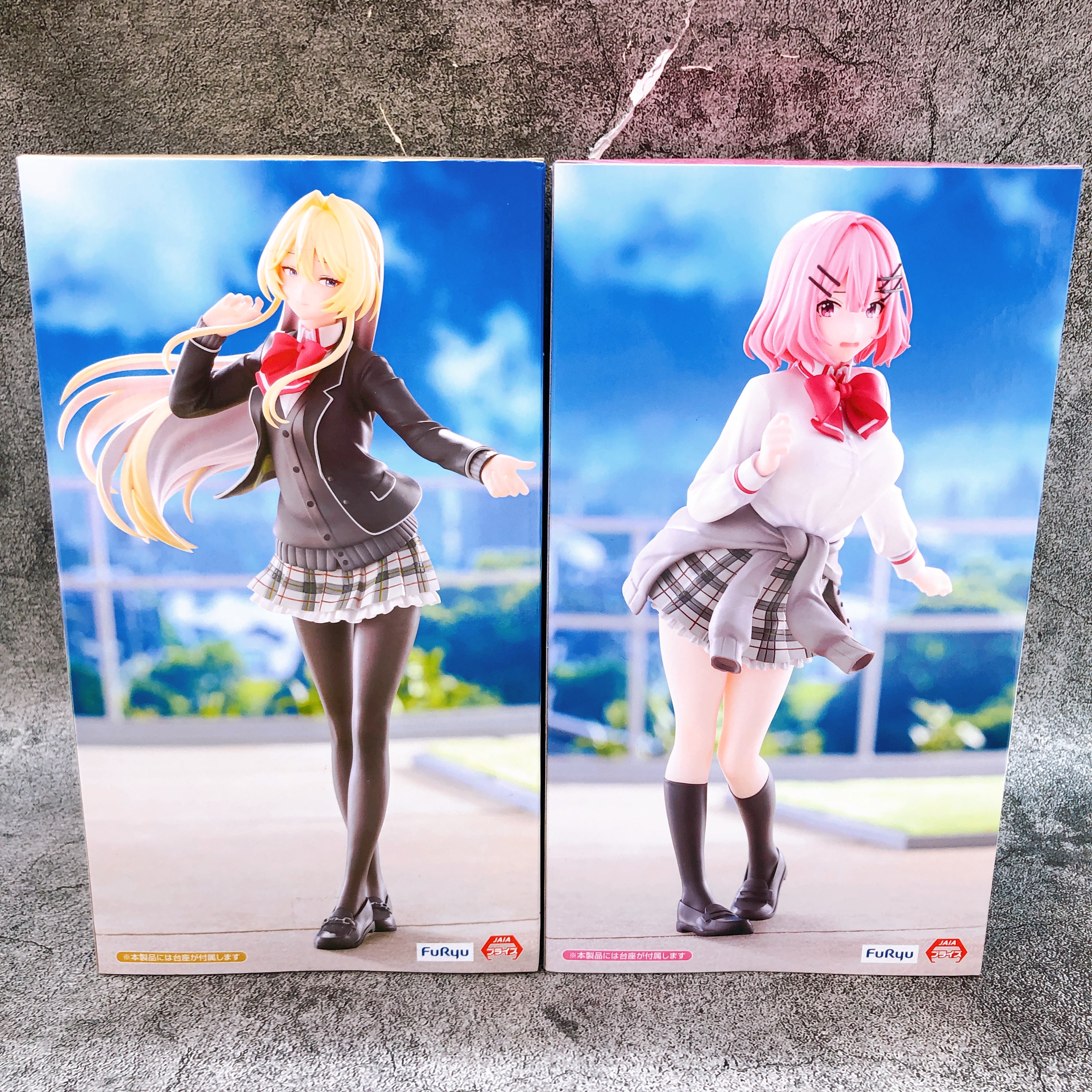 WataNare Renako Amaori & Mai Oduka Trio Try iT Figure Set FuRyu Japan AUTHENTIC