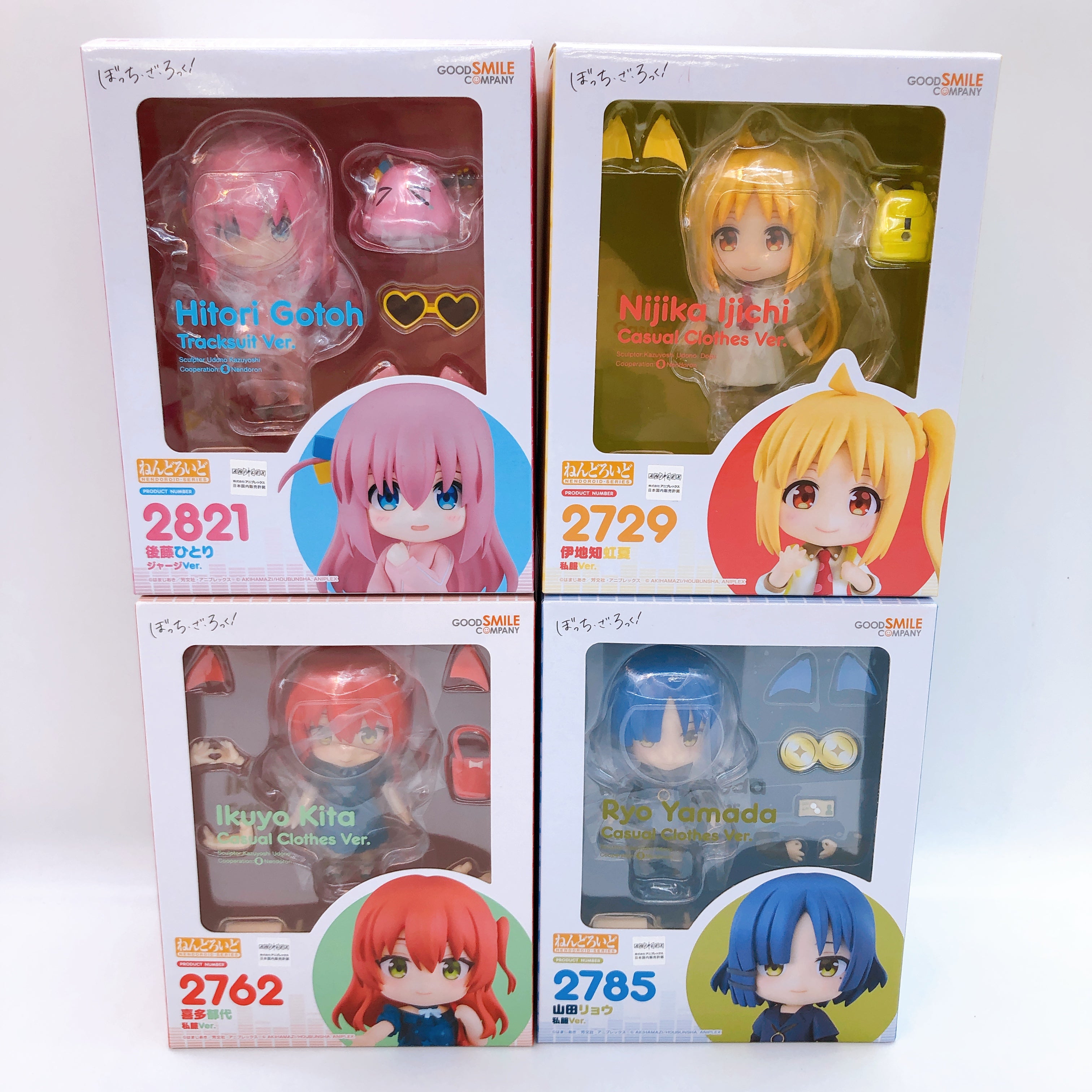 Bocchi the Rock! Casual Clothes Nendoroid SET Hitori Ikuyo Nijika Ryo 4pcs 15+