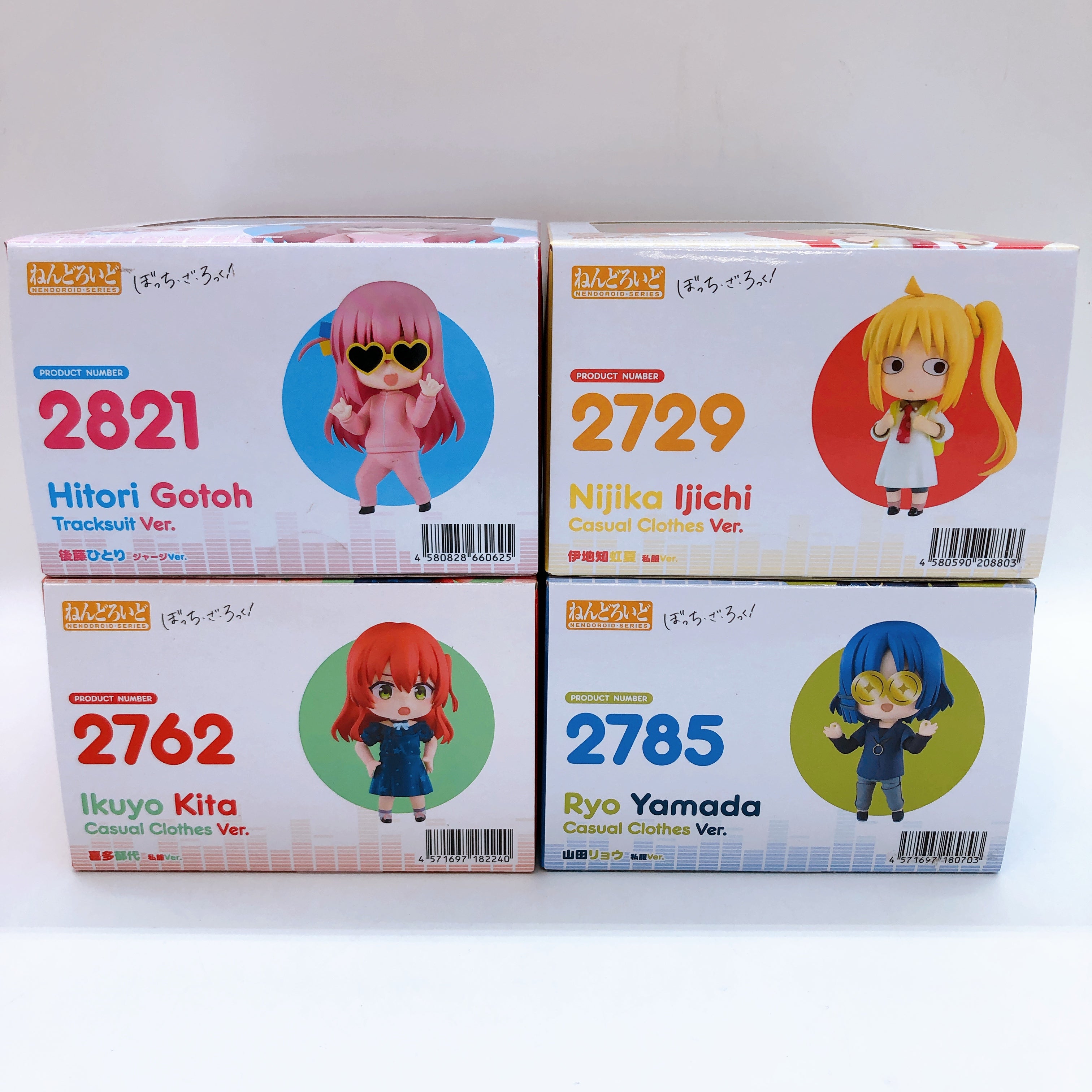 Bocchi the Rock! Casual Clothes Nendoroid SET Hitori Ikuyo Nijika Ryo 4pcs 15+