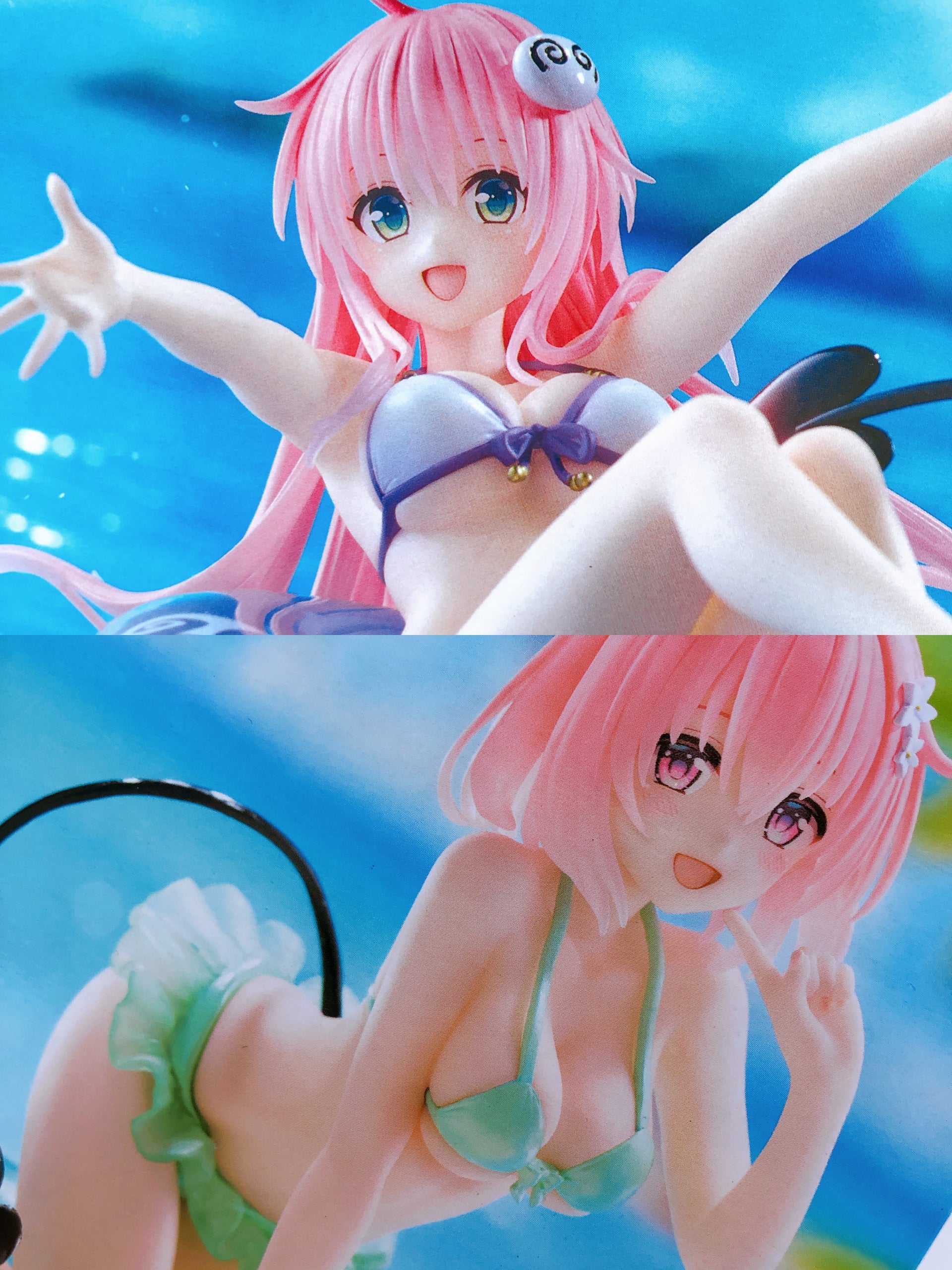 To Love Ru Aqua Float Girls Figure SET 5pcs Lala Momo Yui Mikan Darkness 15+