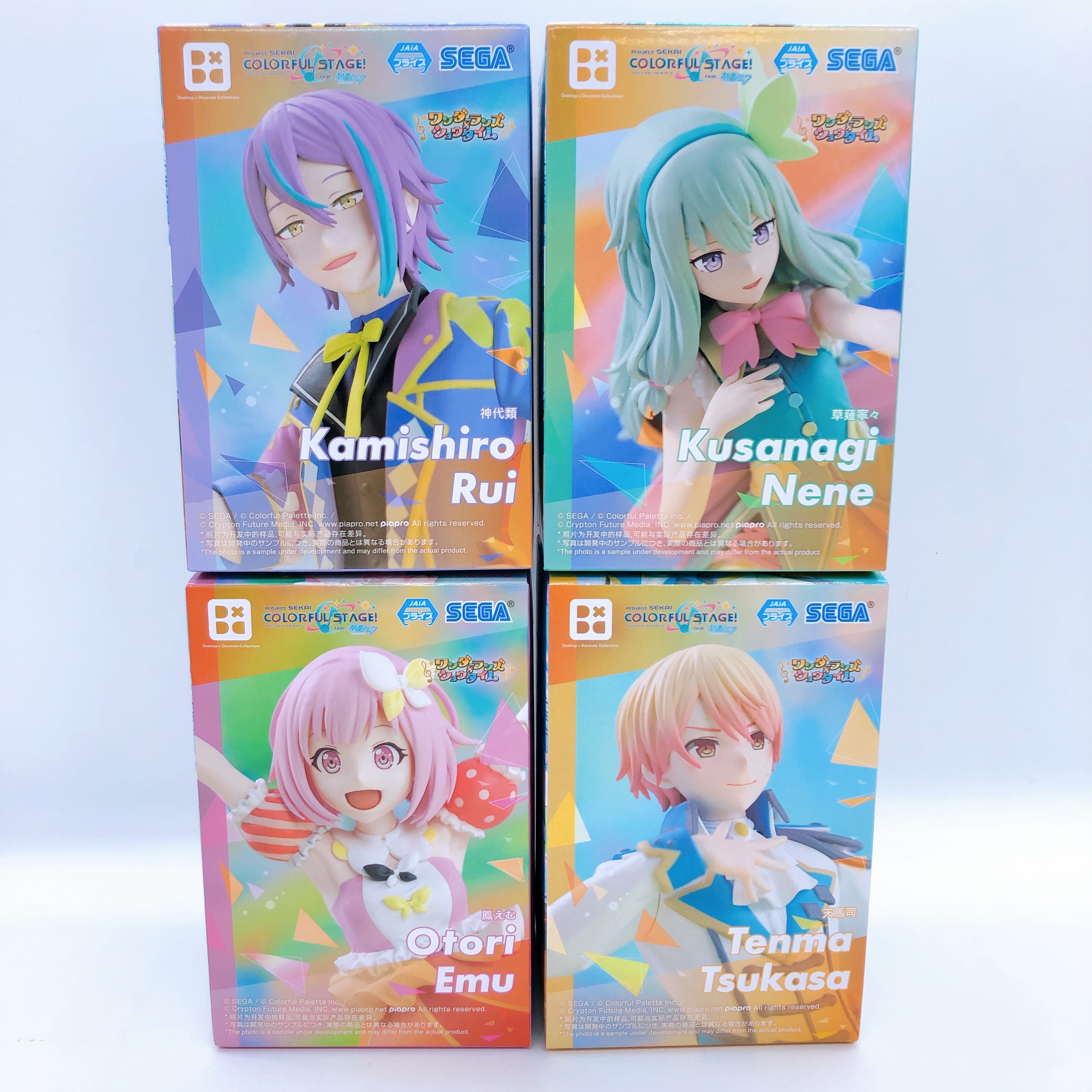 Project Sekai Colorful Stage! Wonderlands x Showtime Desktop Decorate Figure Set