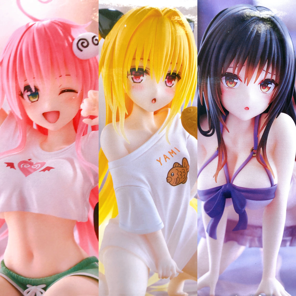 To Love Ru Roomwear Desktop Cute Figure Complete Set 15+ Taito Japan Sealed NEW
