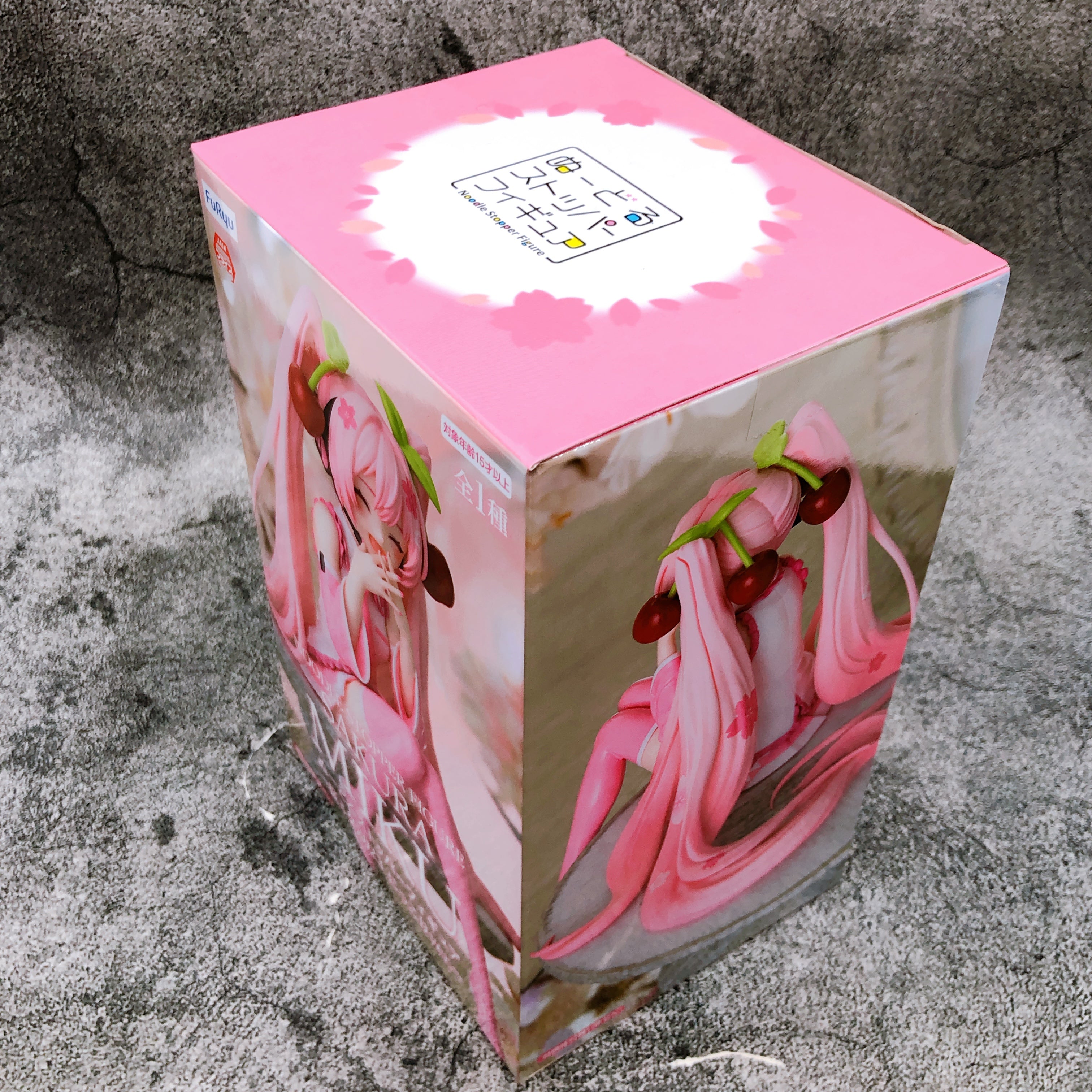 Hatsune Miku Sakura Miku 2023 Smile ver. Noodle Stopper Figure FuRyu Japan