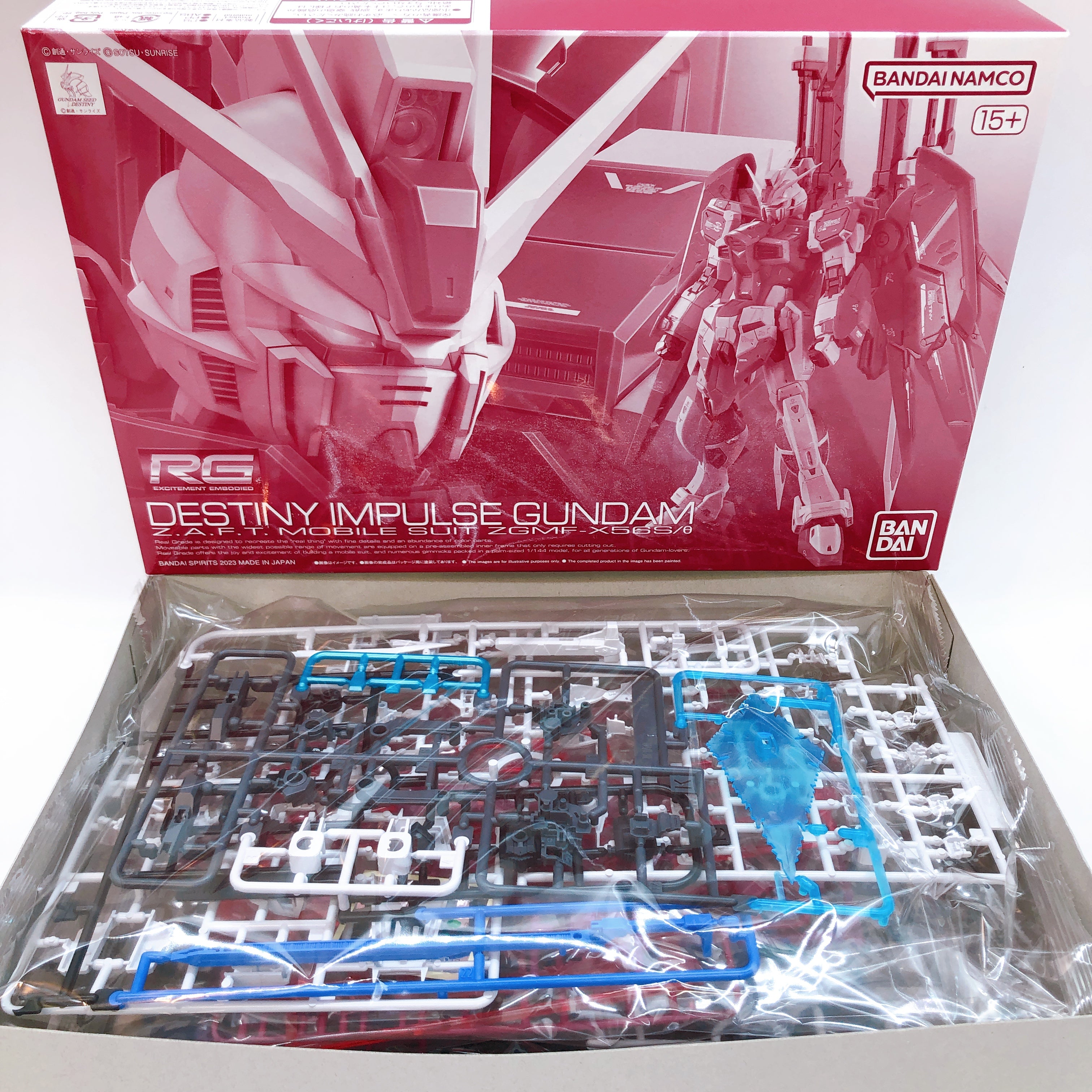 RG 1/144 Destiny Impulse Gundam Gunpla Model Kit Premium BANDAI NEW FASTSHIP