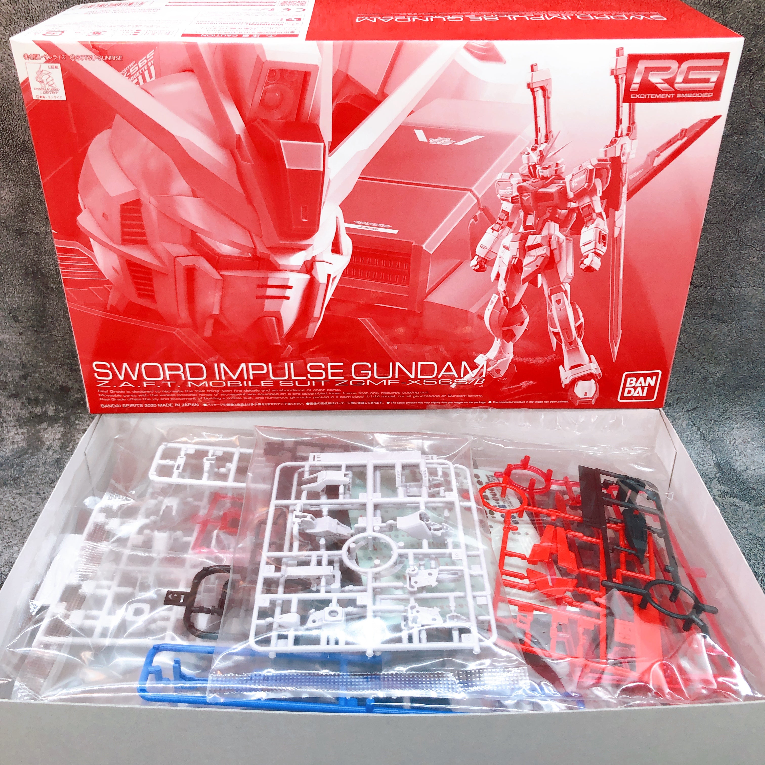 RG 1/144 Sword Impulse Gundam Plastic Model Kit Premium Bandai NEW FASTSHIP