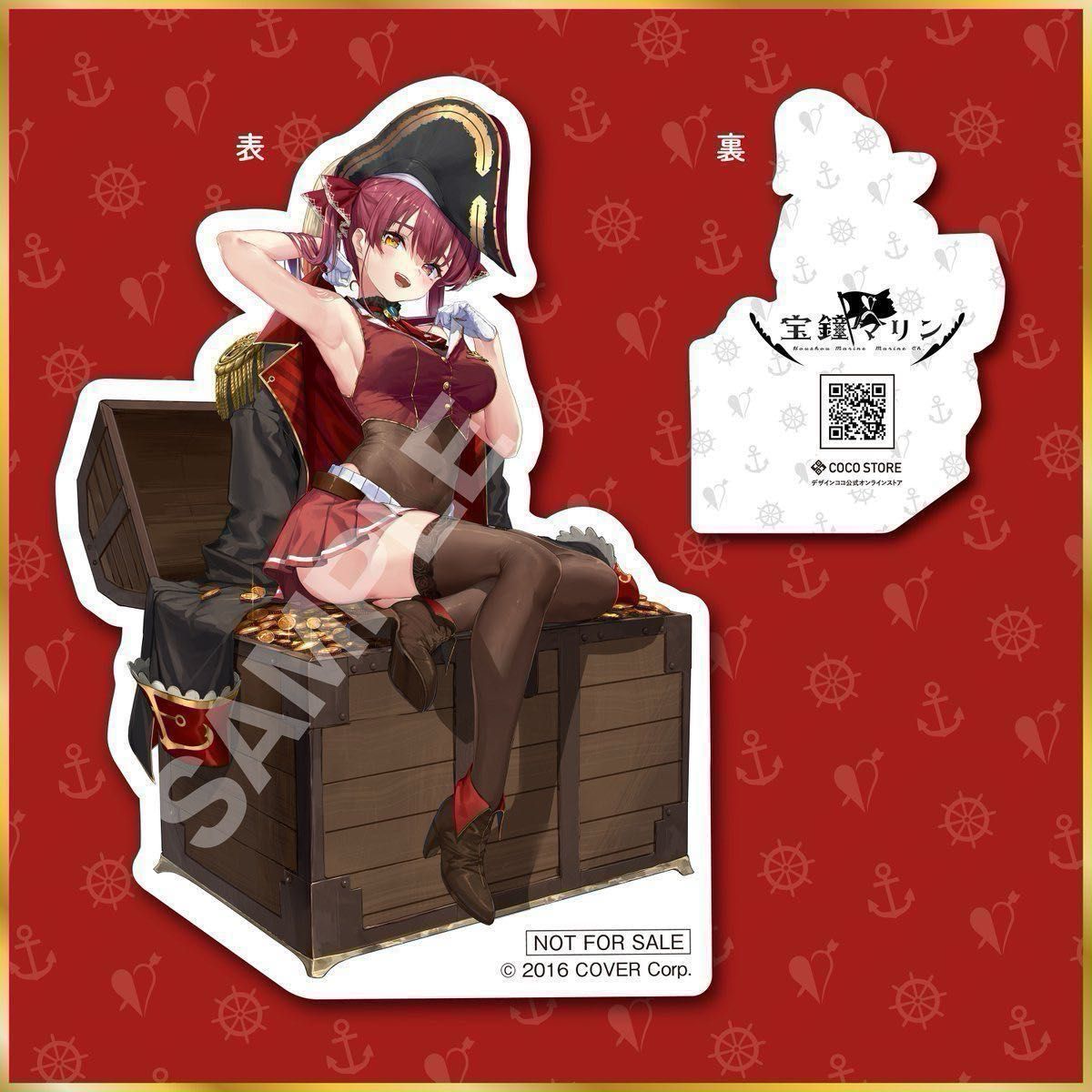 Design COCO Hololive Houshou Marine 1/7 Scale PVC Figure Japan NEW