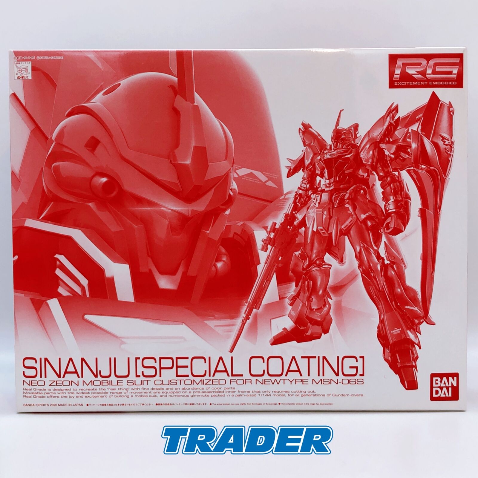ロボット SINANJU (SPECIAL COATING) 1/144 BANDAI P-Bandai: RG 1/144 MSN-06S Sinanju [SPECIAL COATING] - YouTube