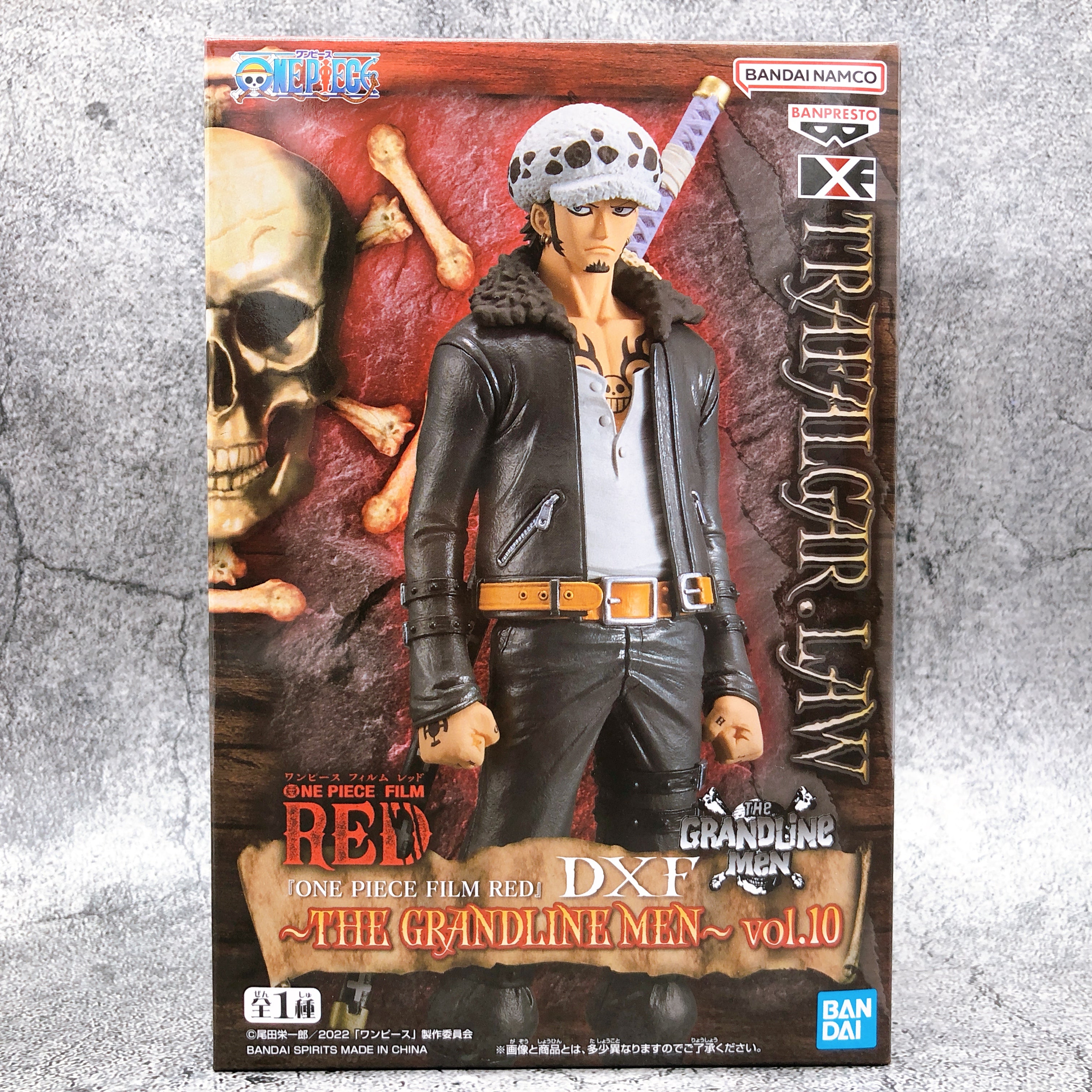 One Piece - Figurine Trafalgar Law DXF The Grandline Men Film Red Vol.10 -  manga story versailles