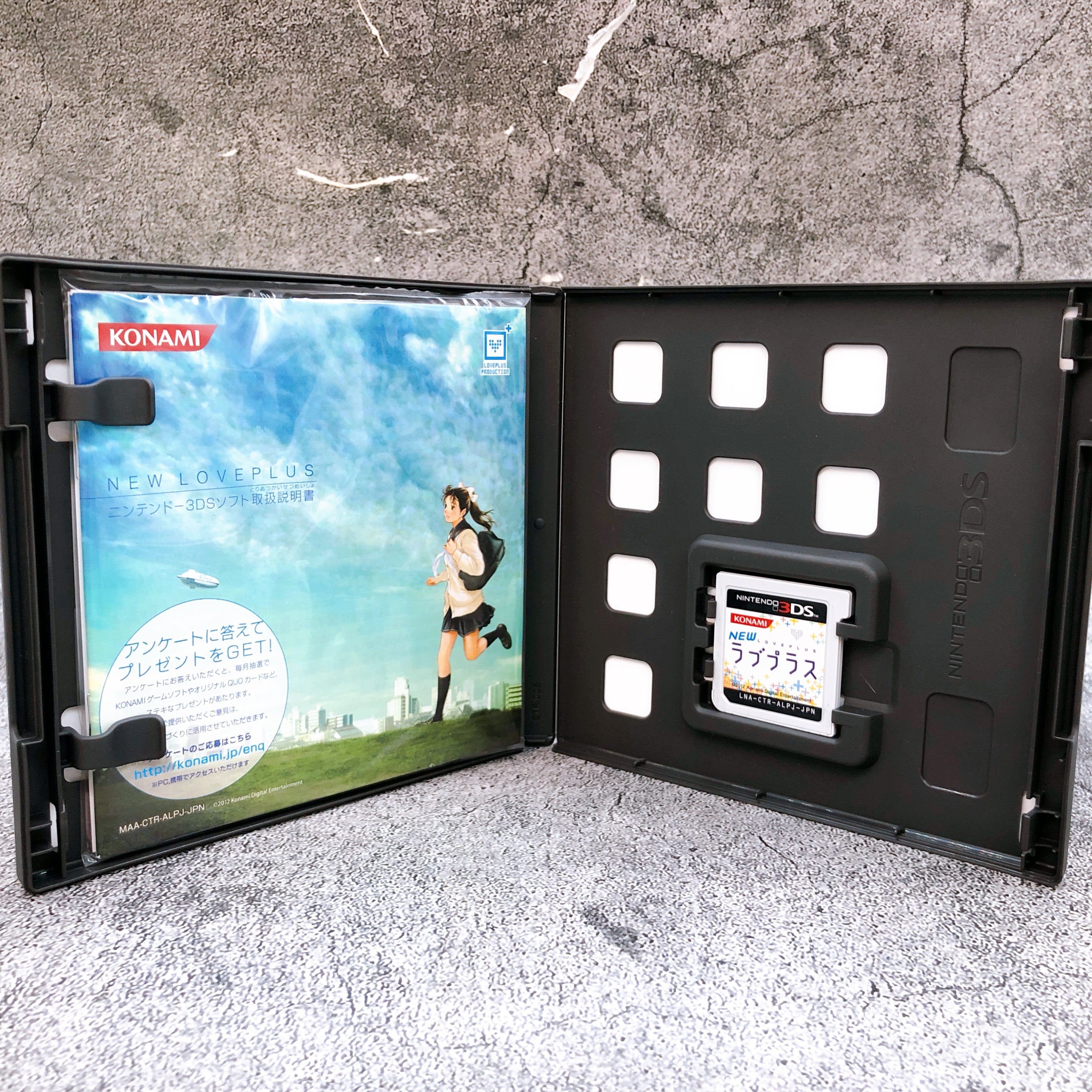 Nintendo 3DS NEW Love Plus New Nene Deluxe Konami Limited Console + Game