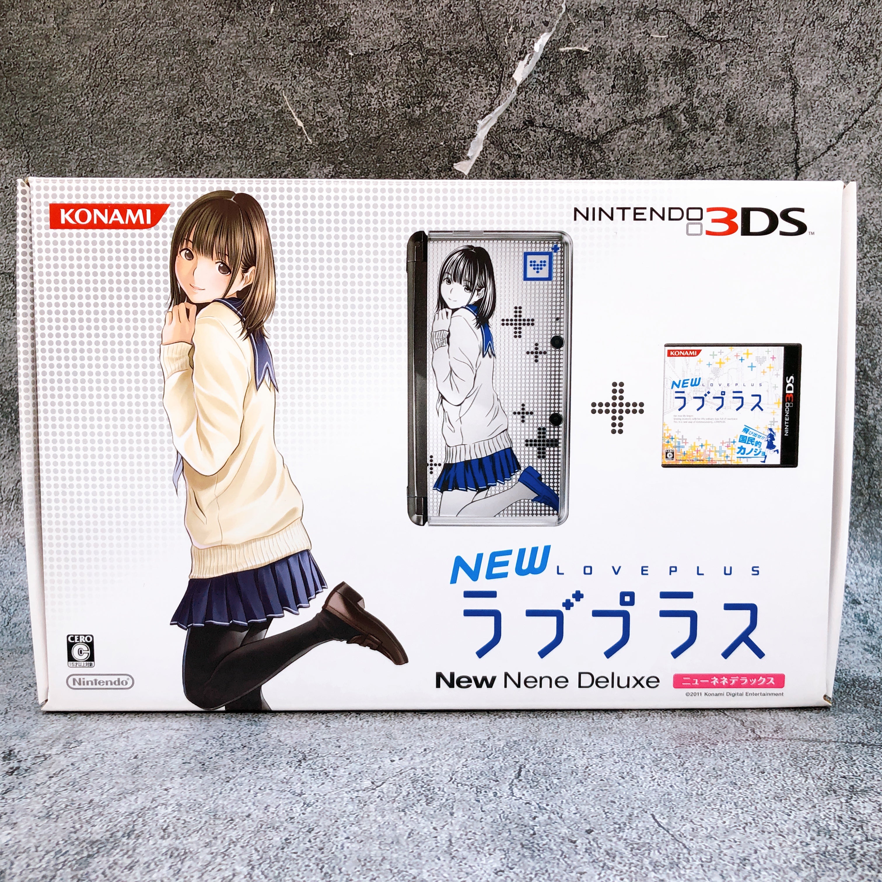 Nintendo 3DS NEW Love Plus New Nene Deluxe Konami Limited Console + Game