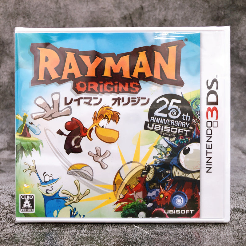 Nintendo 3DS Rayman Origins Ubisoft Japan Game Sealed New