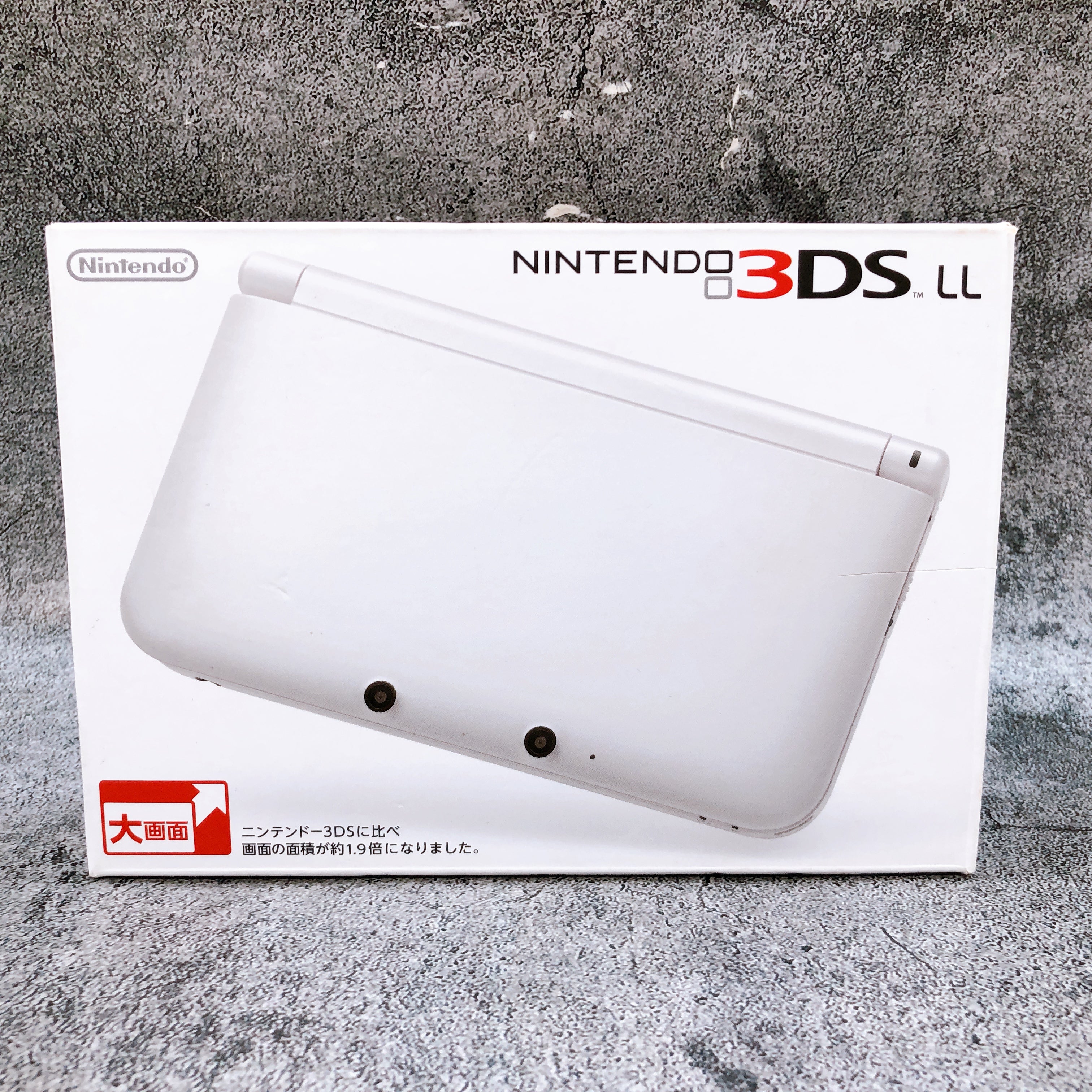 Nintendo 3DS LL White Color SPR-S-WAAA Game Console Japan Boxed Tested