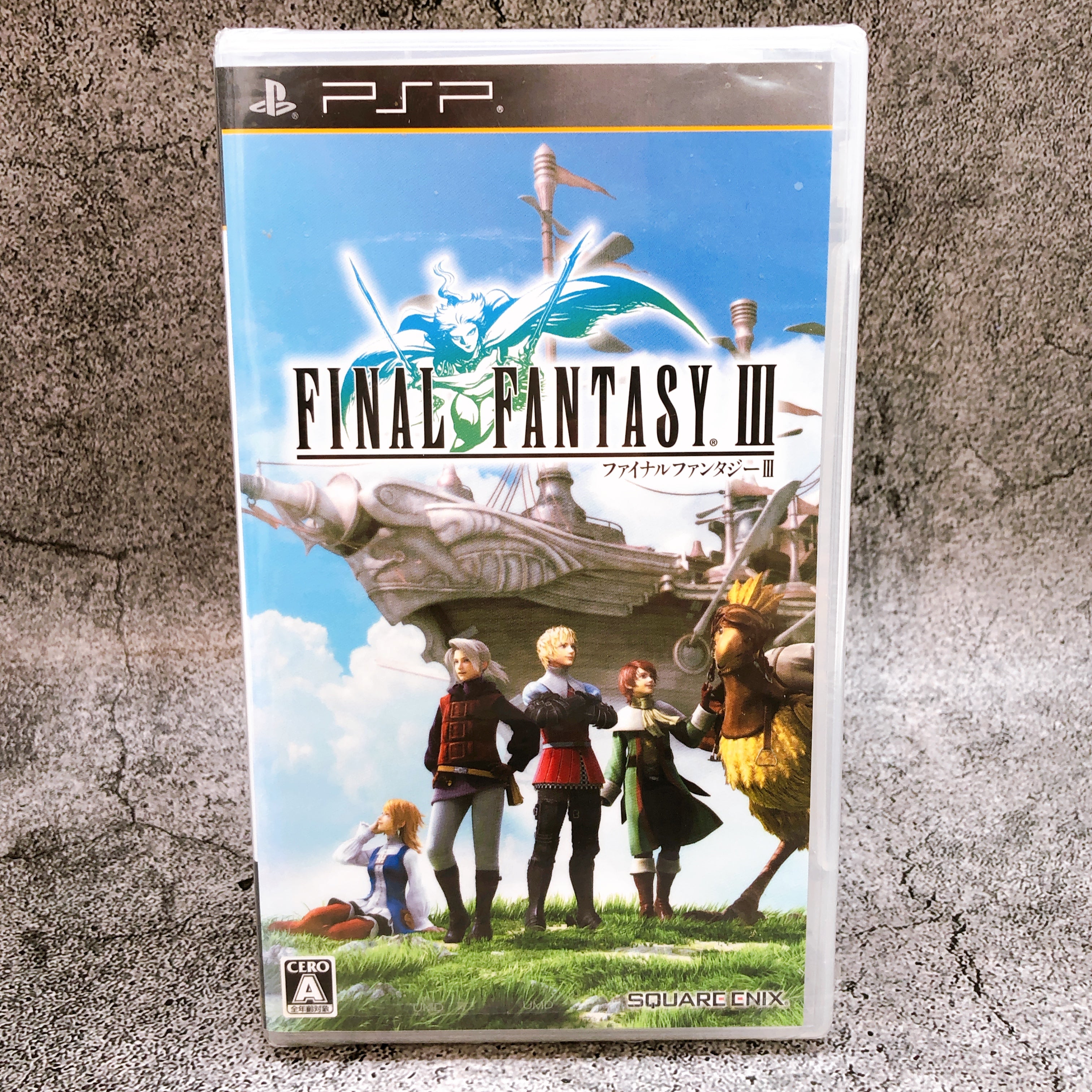 PSP Final Fantasy III 3 FF3 Square Enix PlayStation Portable Game Sealed New