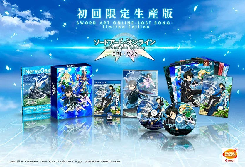 Playstation Vita Sword Art Online Lost Song First Limited PSV Game Sealed New