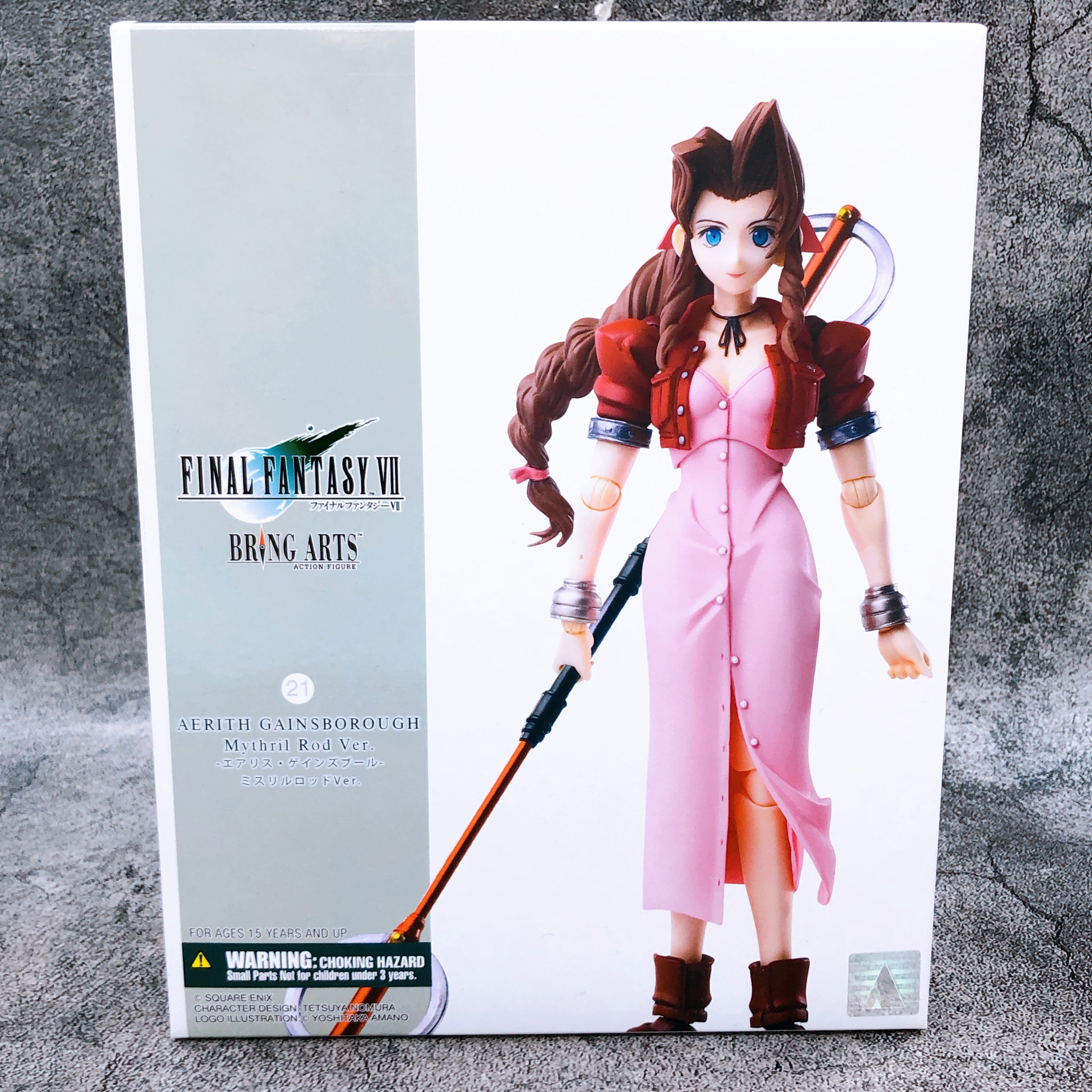 BRING ARTS Final Fantasy VII Aerith Gainsborough Mythril Rod Ver. Action Figure