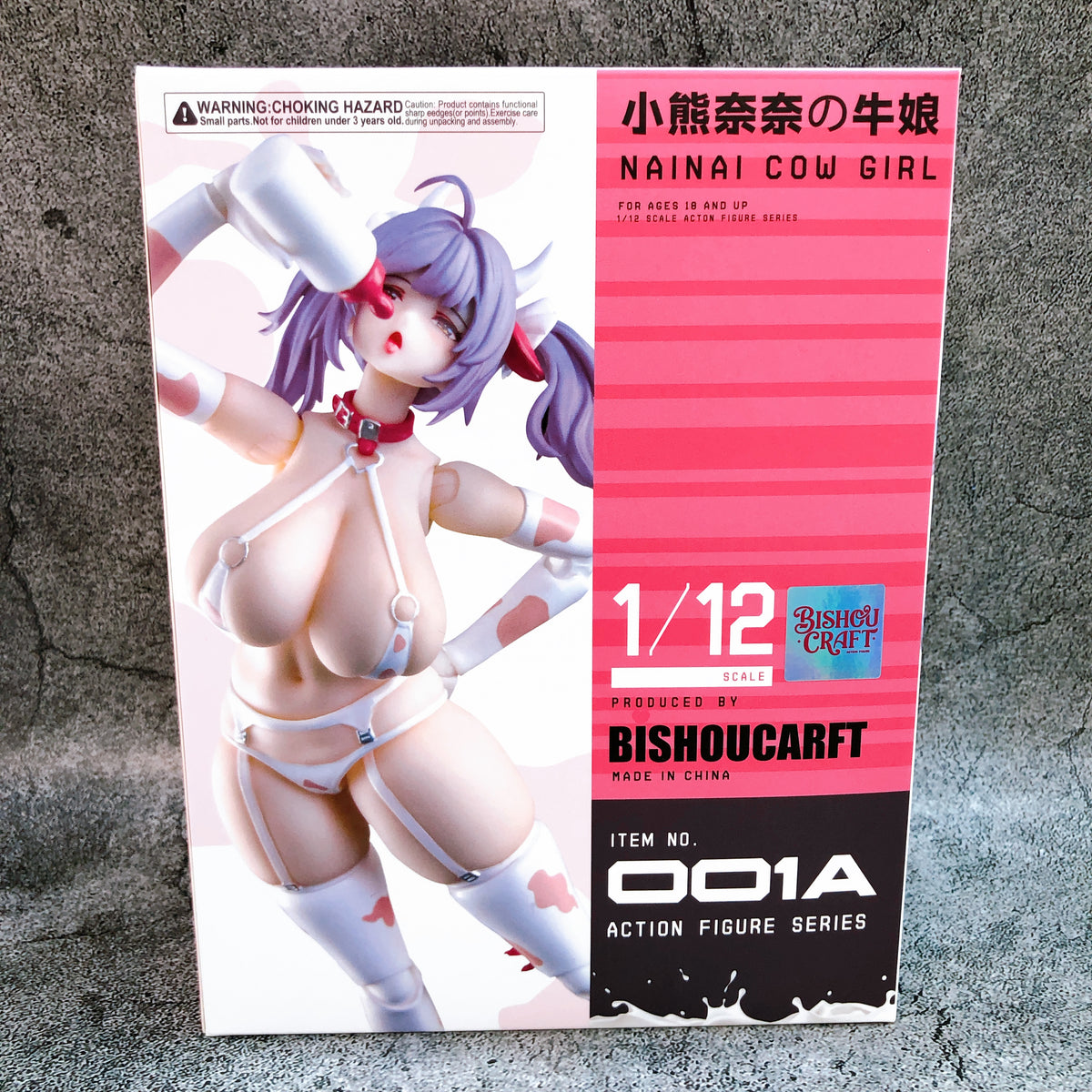 BISHOUCRAFT Cow Girl Nana 1/12 Scale Action Figure 001A Nainai Japan FASTSHIP