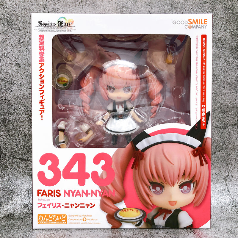 Steins Gate Faris Nyan Nyan Nendoroid 343 Action Figure Good Smile Company Japan