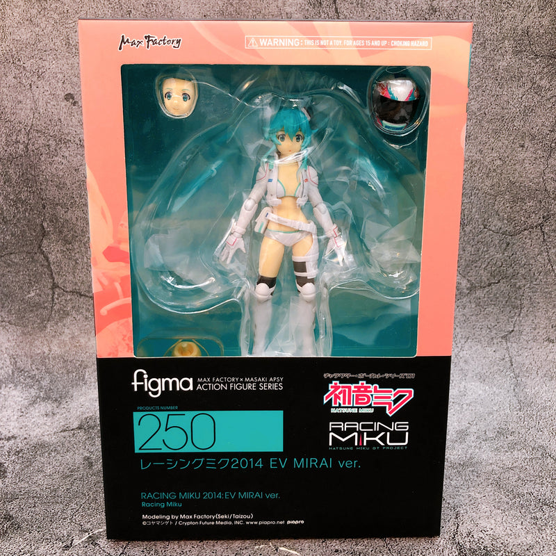 Hatsune Racing Miku 2014 EV MIRAI ver. Figma 250 Max Factory Action Figure Japan