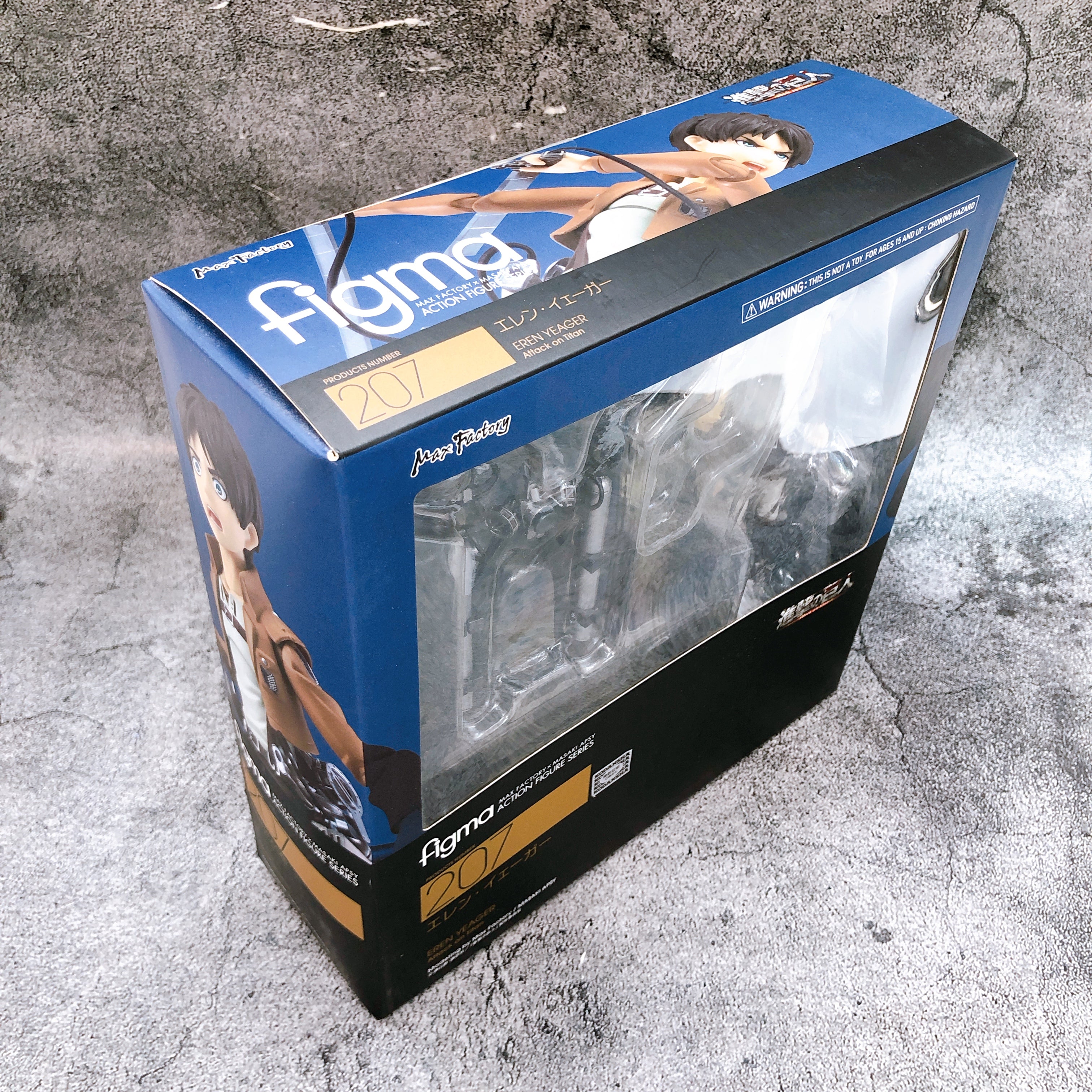 Attack on Titan Eren Jeager figma 207 Action Figure Max Factory Japan AUTHENTIC
