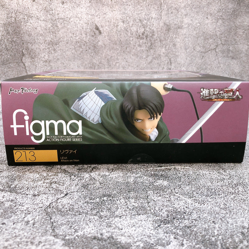 Attack on Titan Levi Ackerman figma 213 Action Figure Max Factory NEW