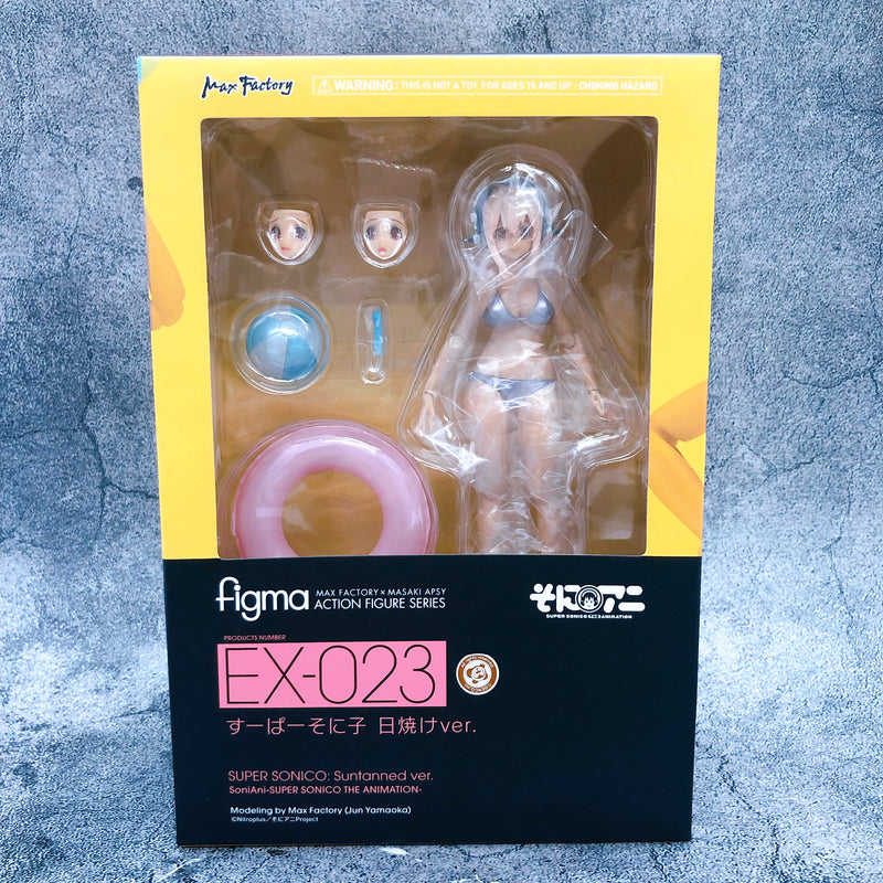 Super Sonico Swimsuit Suntanned ver. figma EX-023 Max Factory Figure NEW