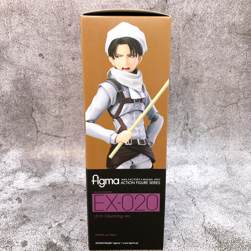 Attack on Titan Levi Cleaning ver. figma EX-020 Action Figure Max Factory NEW