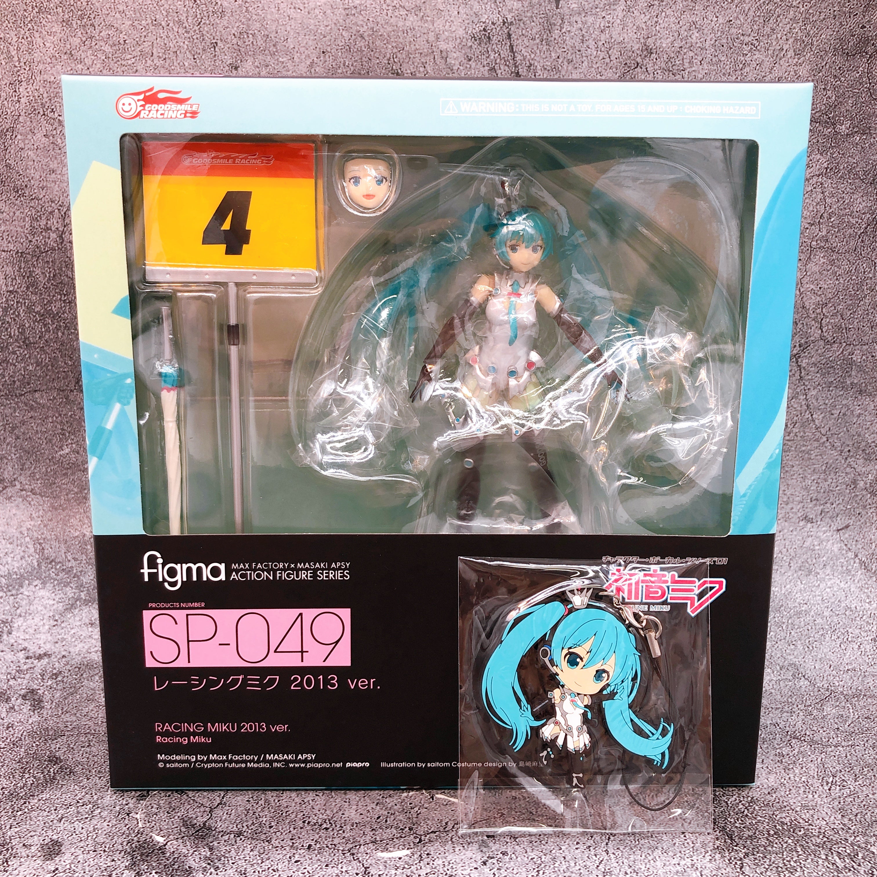 (w/Bonus) Hatsune Miku Racing 2013 ver. Figma SP-049 Good Smile Action Figure