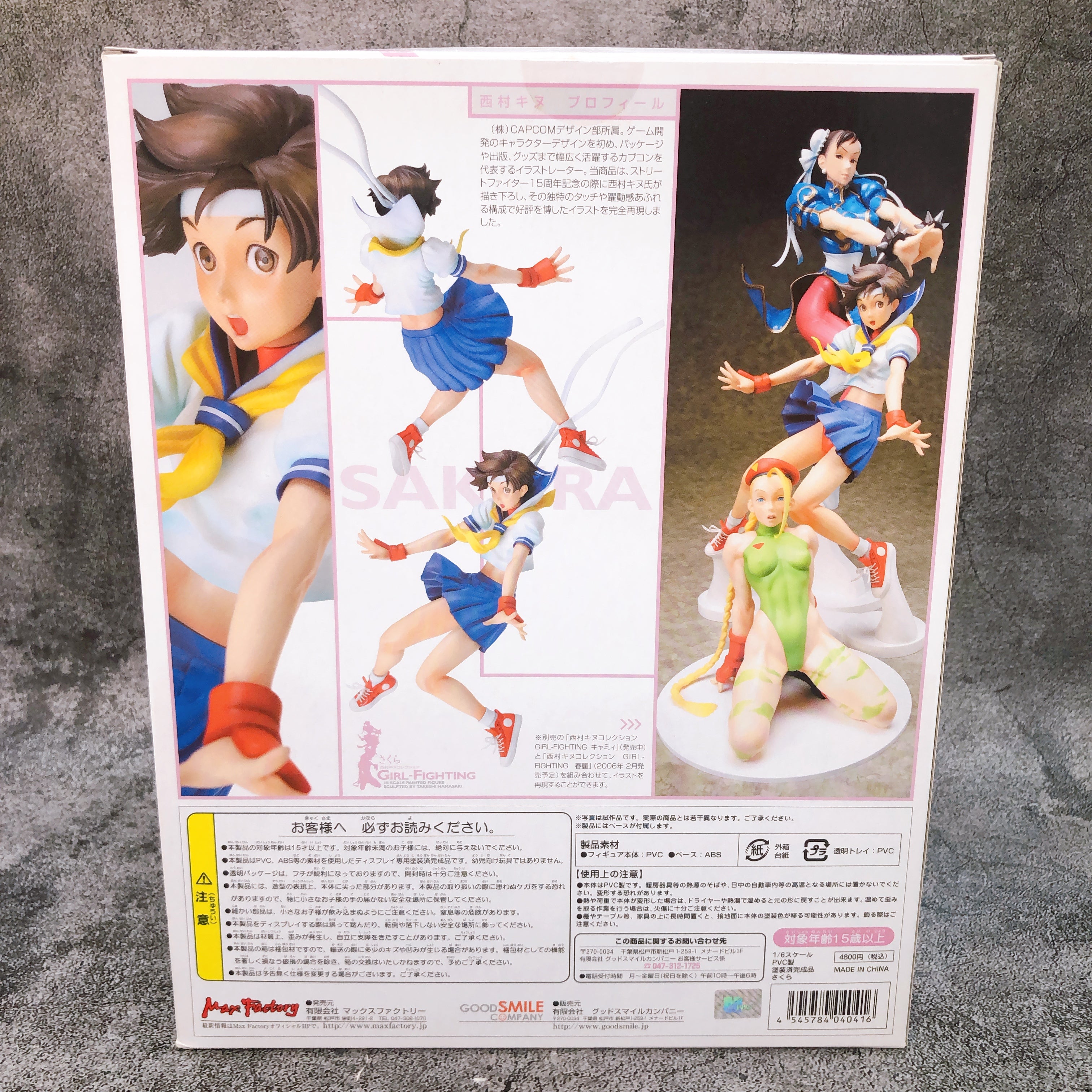 SAKURA Nishimura Kinu Collection Street Fighter Girl-Fighting 1/6 Figure NEW