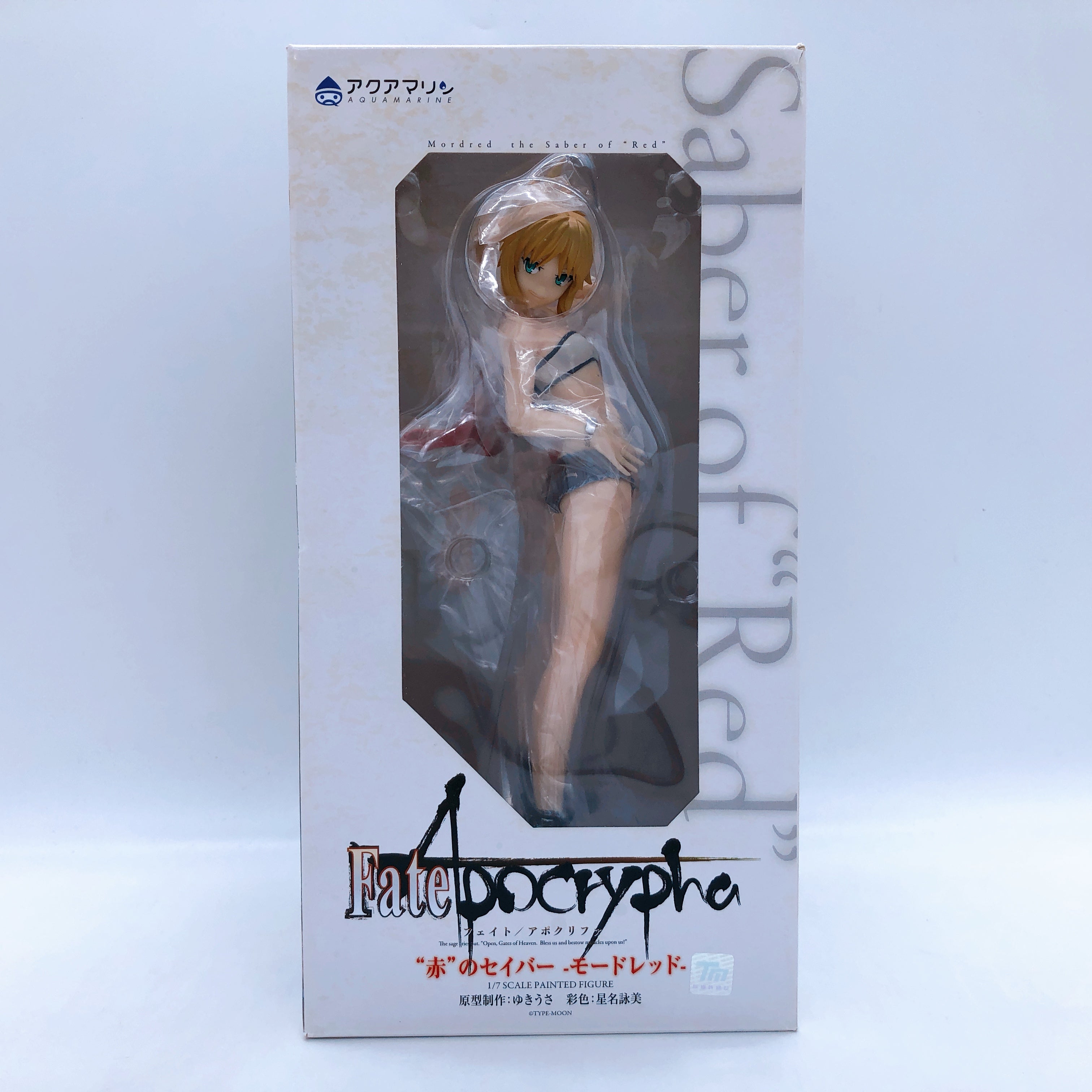 Aquamarine Fate Apocrypha Saber of Red Mordred 1/7 Scale PVC Figure Japan NEW