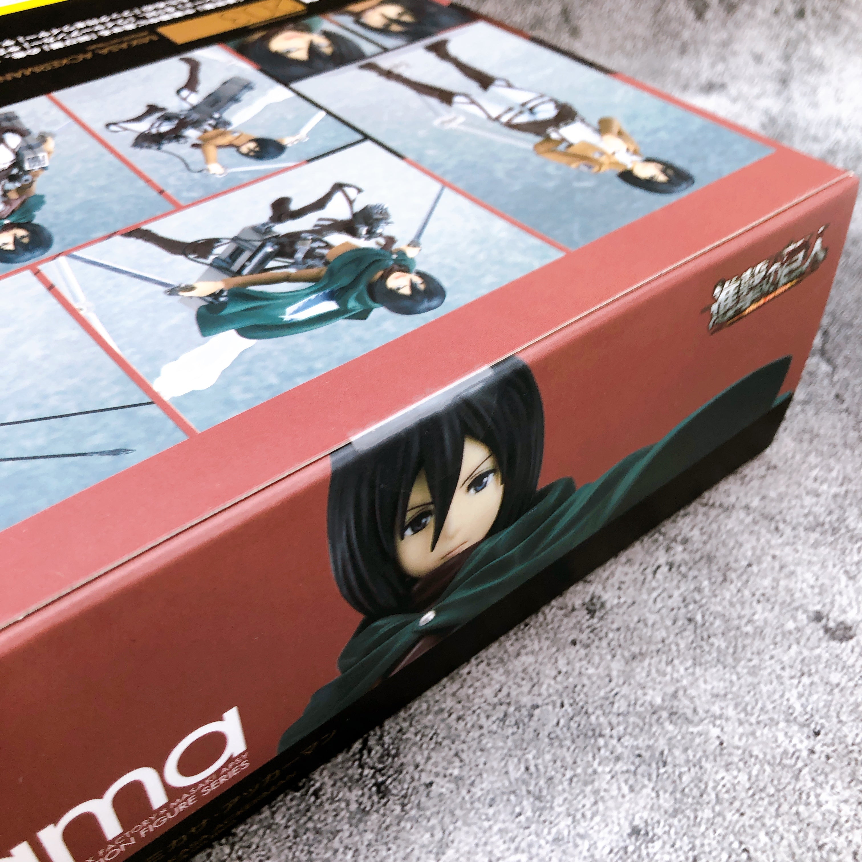 Attack on Titan Mikasa Ackerman figma 203 Action Figure Max Factory Japan 15+
