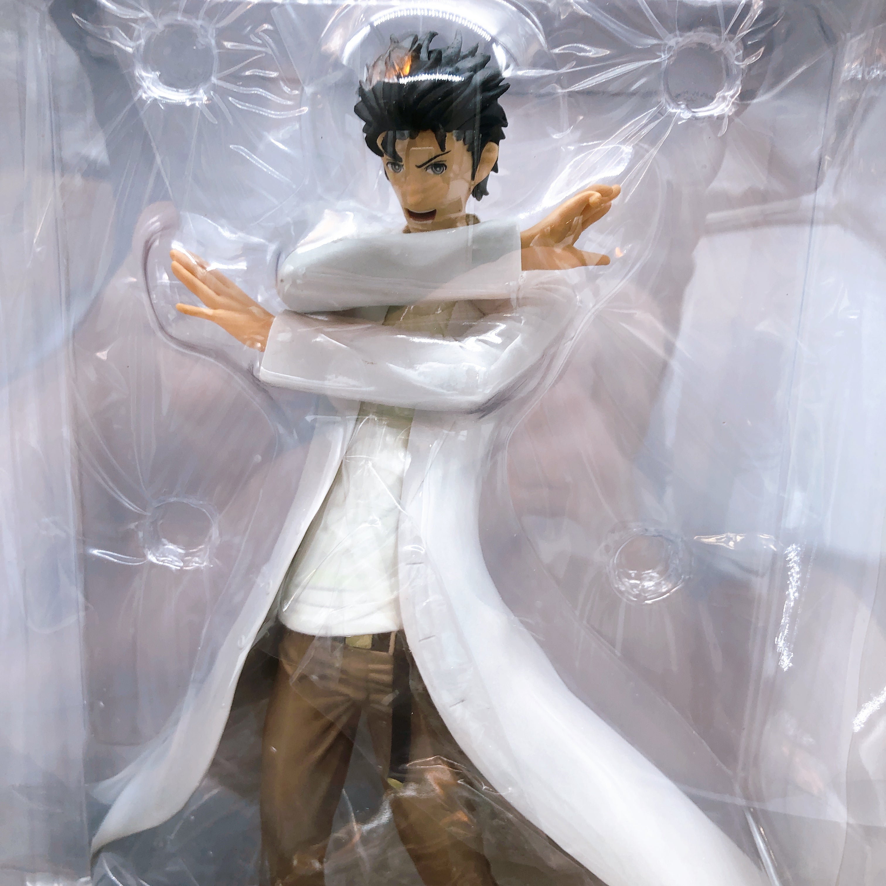 Steins Gate Rintaro Okabe 1/8 Scale Figure Plum Nitroplus Japan Sealed FASTSHIP