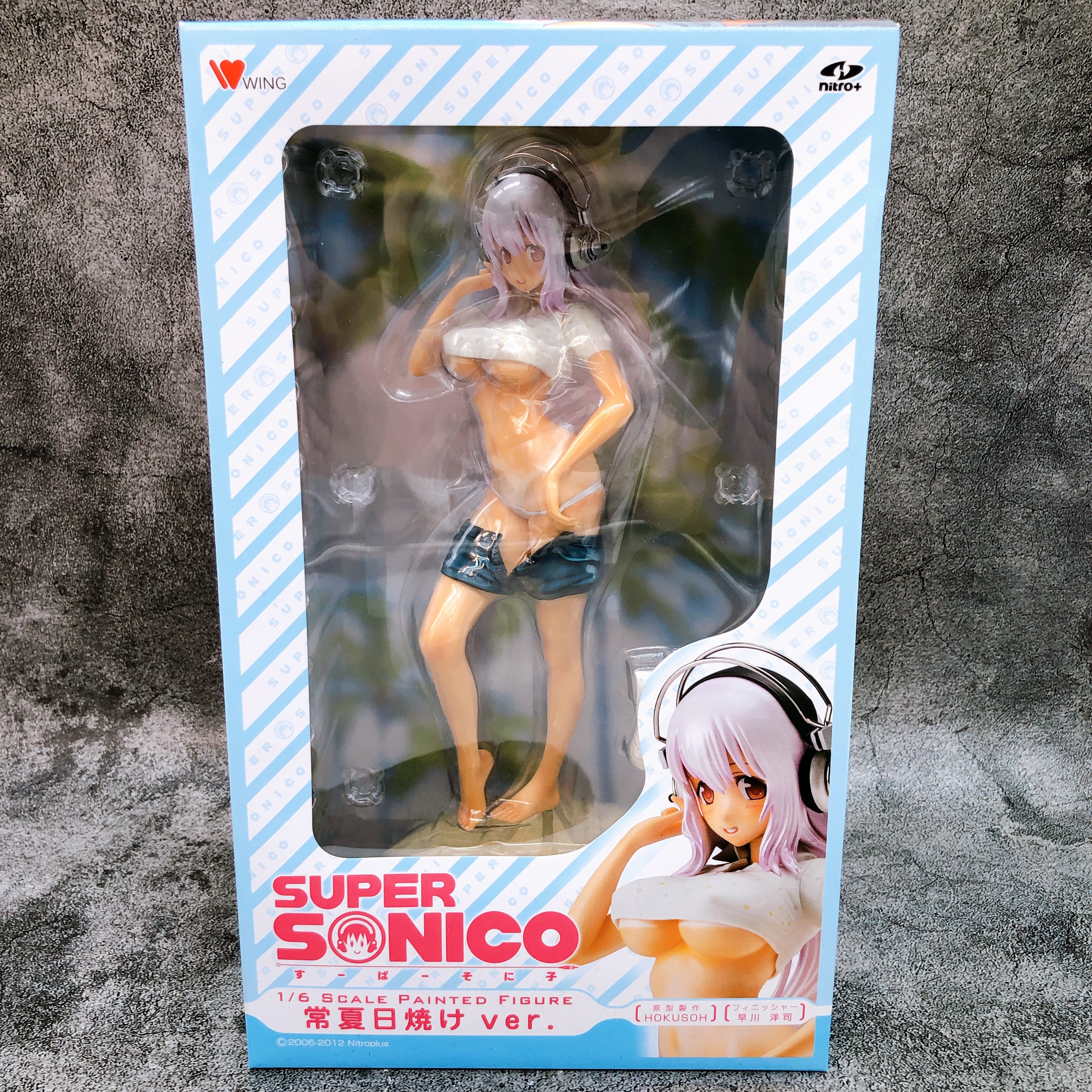 Super Sonico Everlasting Summer Suntan Ver. 1/6 Scale Figure WING Japan FASTSHIP