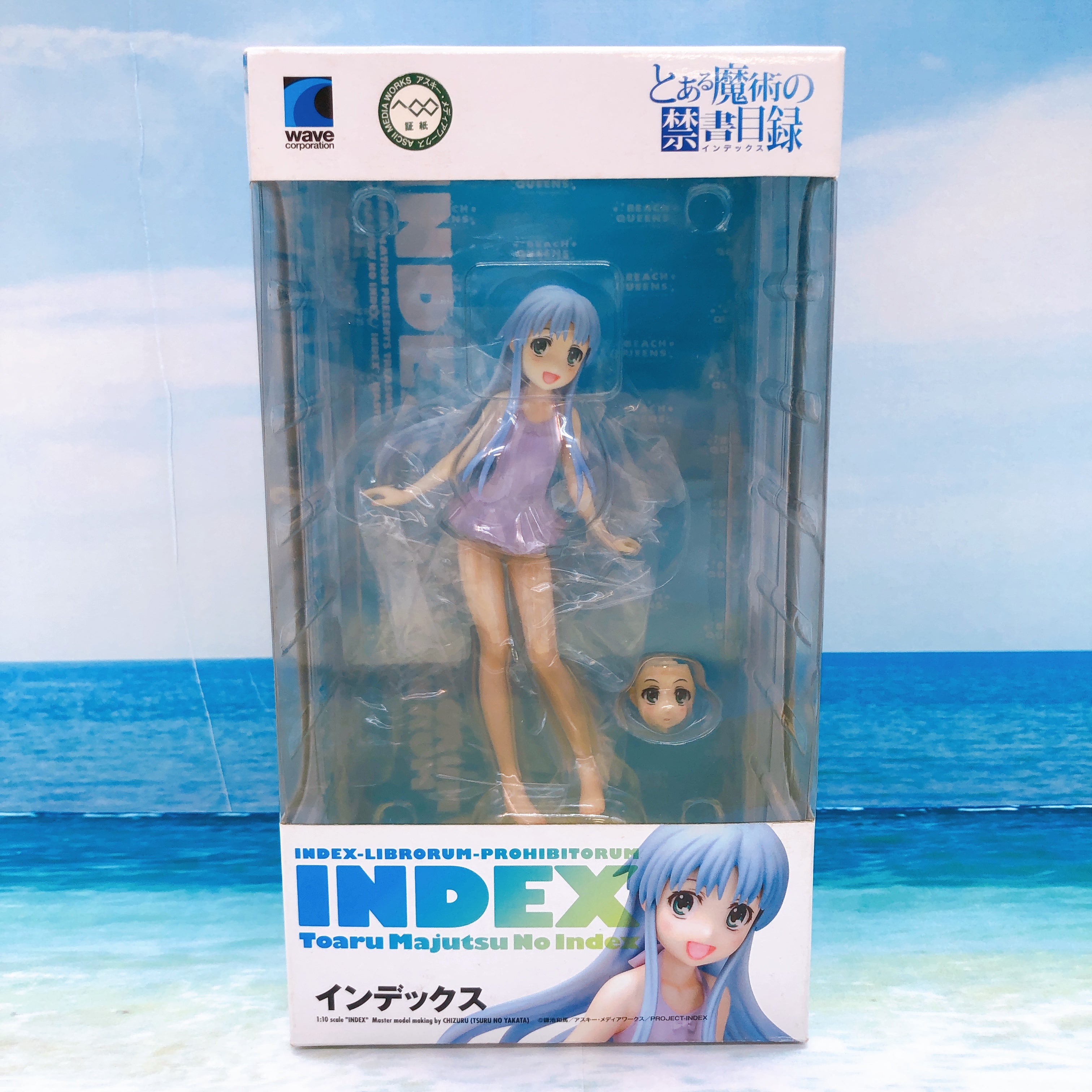 WAVE Beach Queens Index A Certain Magical Index 1/10 Scale Figure 15+ from Japan