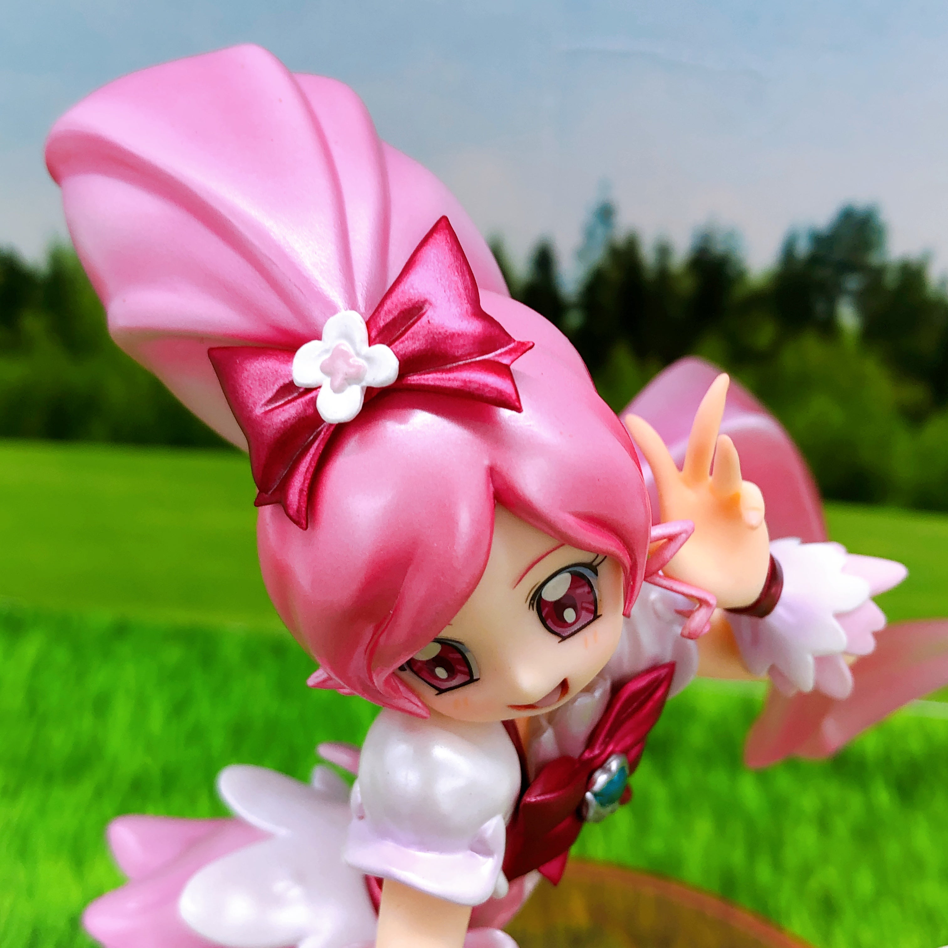 (NO BOX) HeartCatch PreCure! Cure Blossom Excellent Model Figure MegaHouse Japan