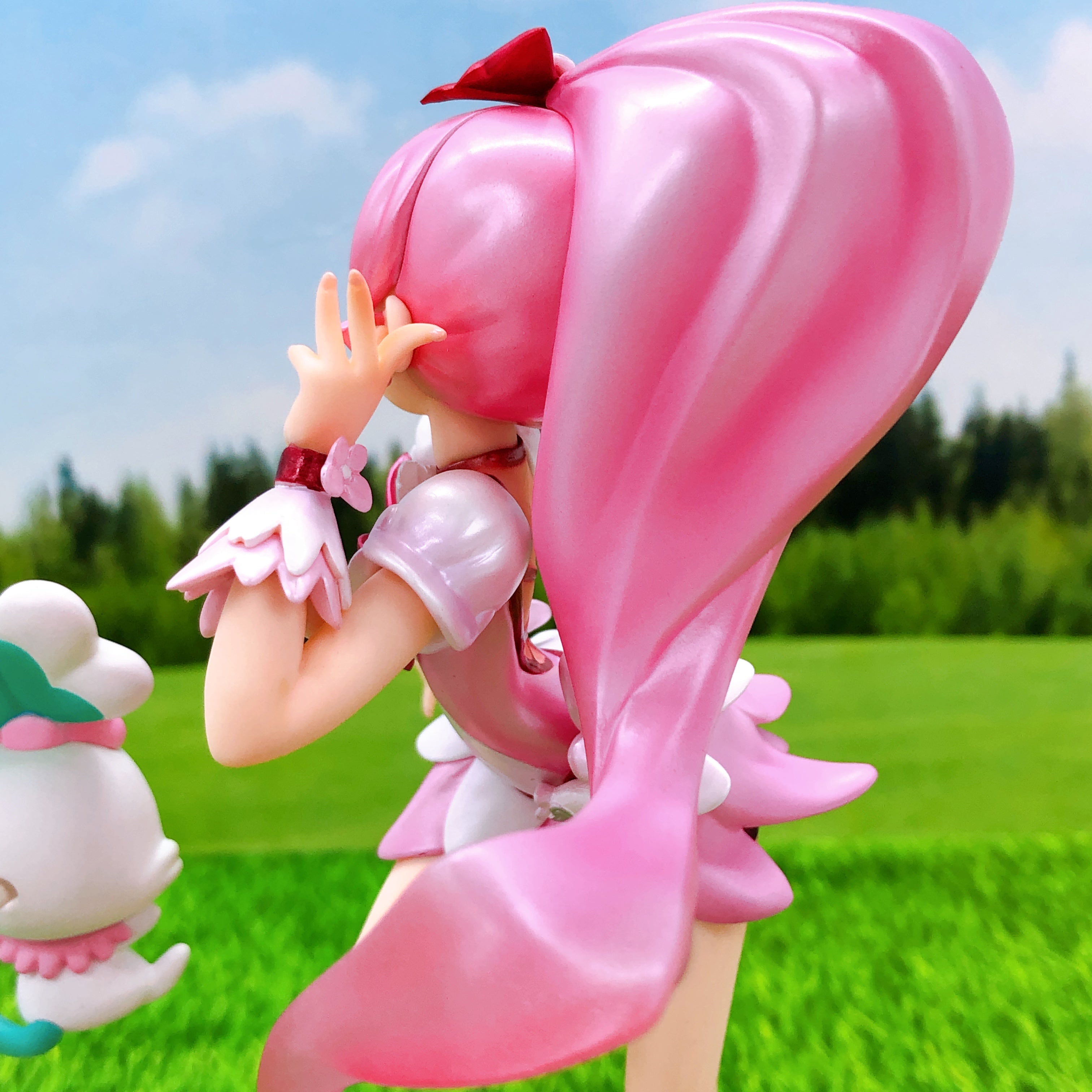 (NO BOX) HeartCatch PreCure! Cure Blossom Excellent Model Figure MegaHouse Japan
