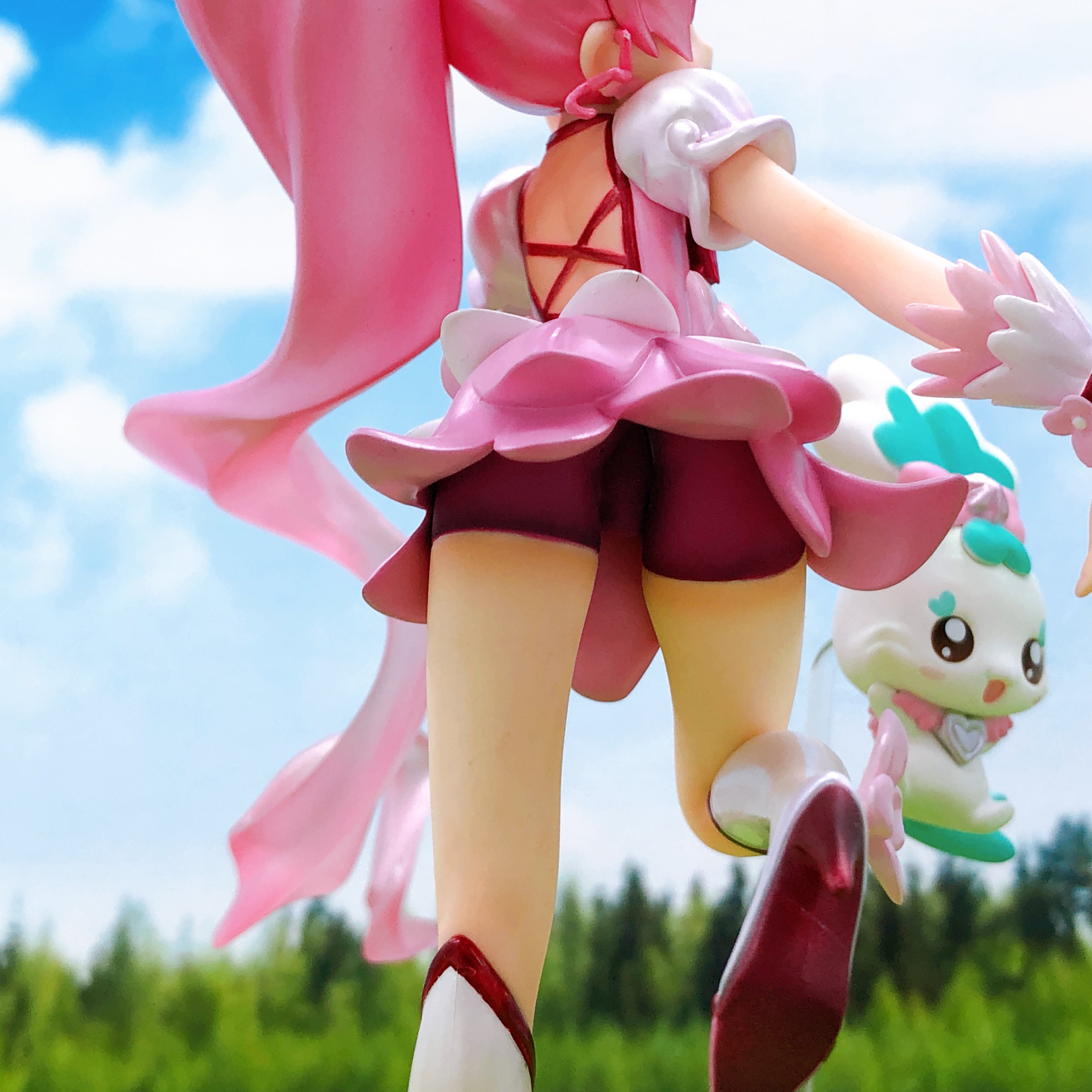 (NO BOX) HeartCatch PreCure! Cure Blossom Excellent Model Figure MegaHouse Japan