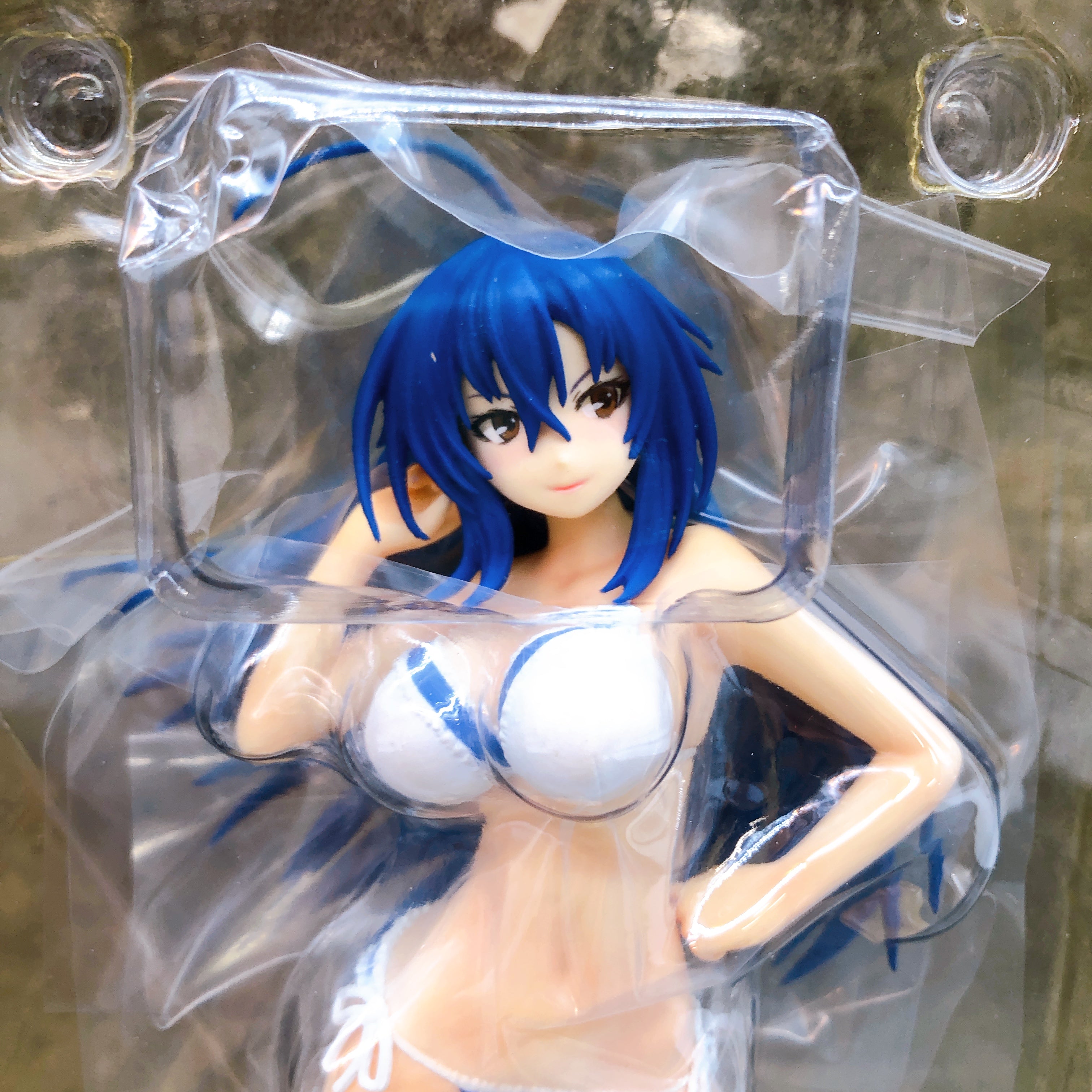 WAVE Beach Queens Medaka Kurokami Medaka Box 1/10 Scale PVC Figure 15+ Japan