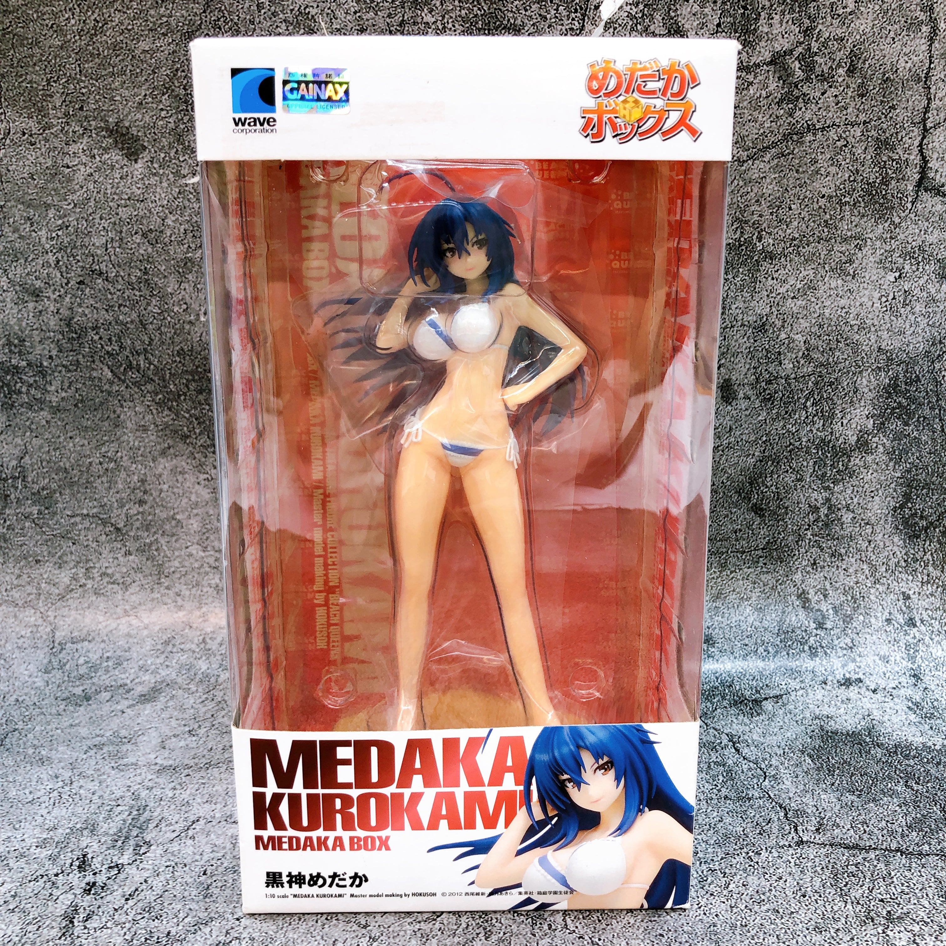 WAVE Beach Queens Medaka Kurokami Medaka Box 1/10 Scale PVC Figure 15+ Japan