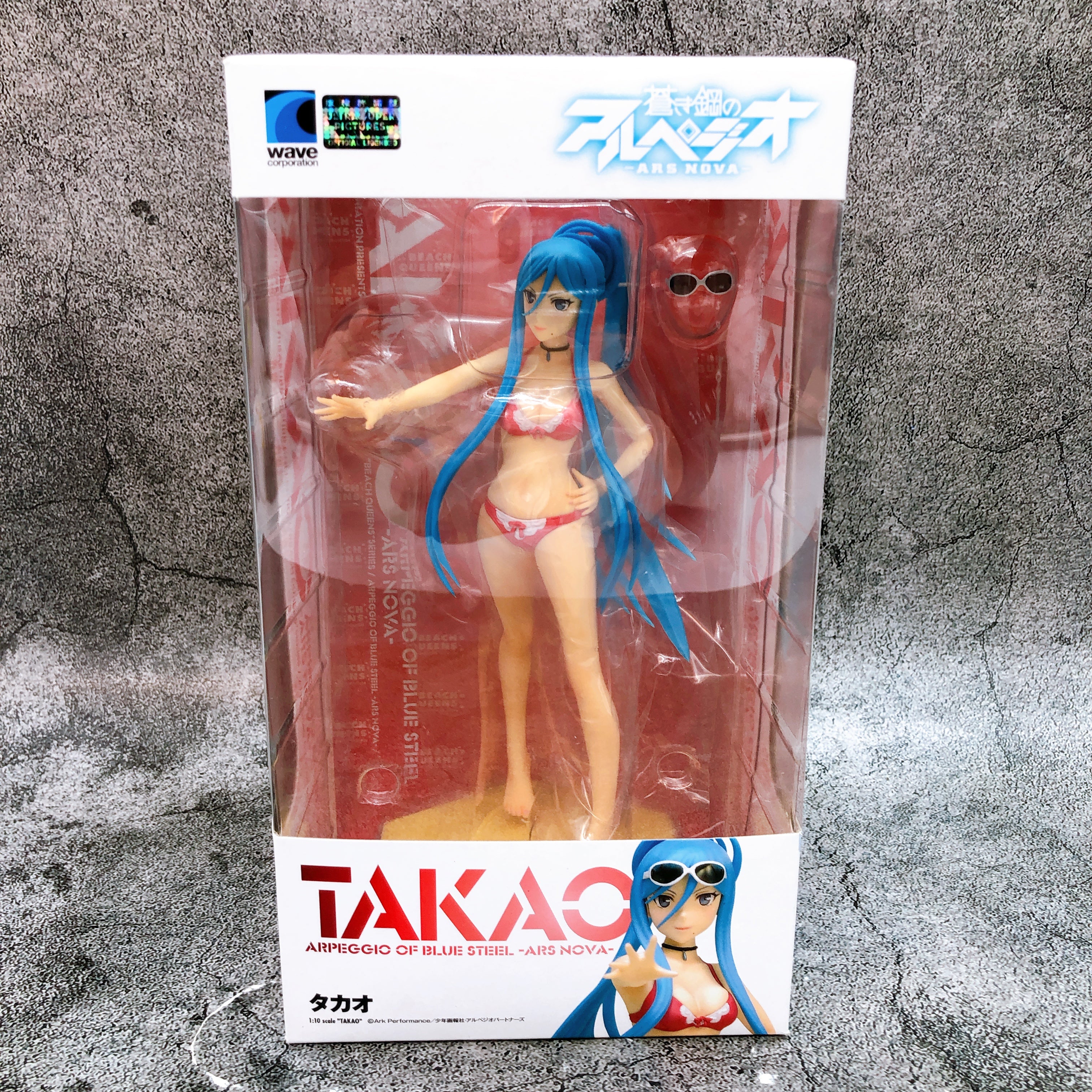 Arpeggio Of Blue Steel Ars Nova Takao Beach Queens Swimsuit 1/10 Figure Wave