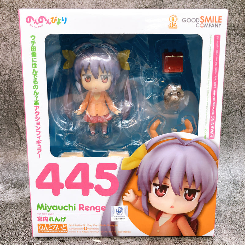 (w/Bonus) Non Non Biyori Renge Miyauchi Nendoroid 445 Action Figure New Japan