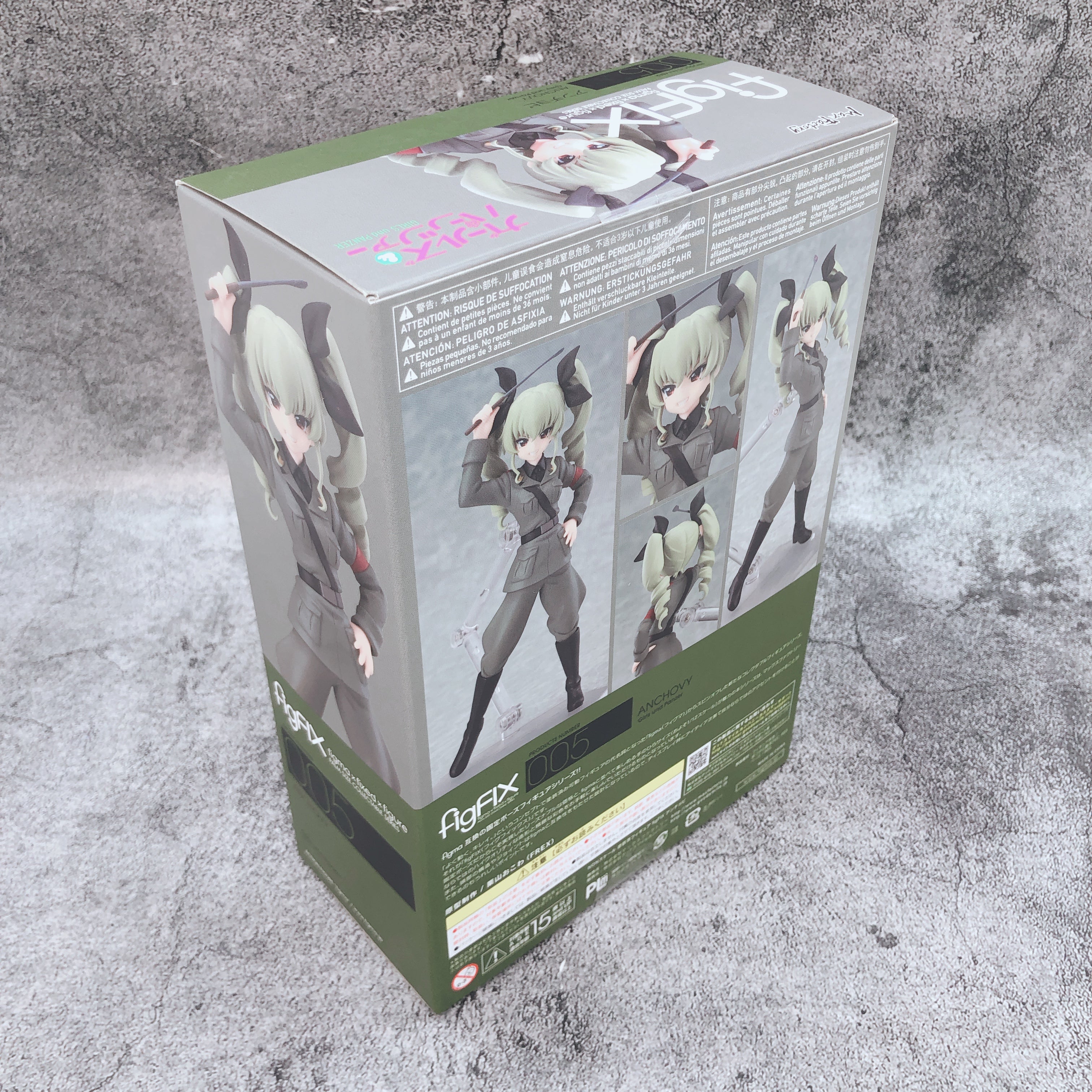 Girls und Panzer Anchovy figFIX-005 Figure Max Factory Japan AUTHENTIC FASTSHIP