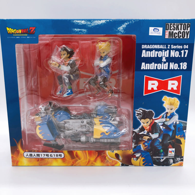 DESKTOP REAL McCOY Android No. 17 & 18 Dragon Ball Z 04 Figure MegaHouse NEW