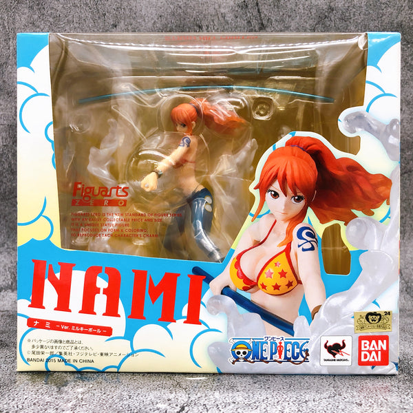 Figuarts ZERO ONE PIECE Nami Clima-Tact Milky Ball PVC Figure Bandai NEW