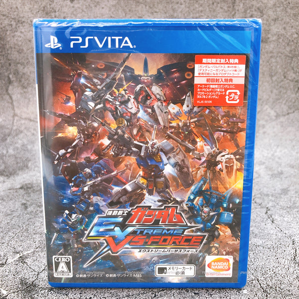 Playstation Vita Mobile Suit Gundam Extreme vs Force PSV Japan Game Sealed New